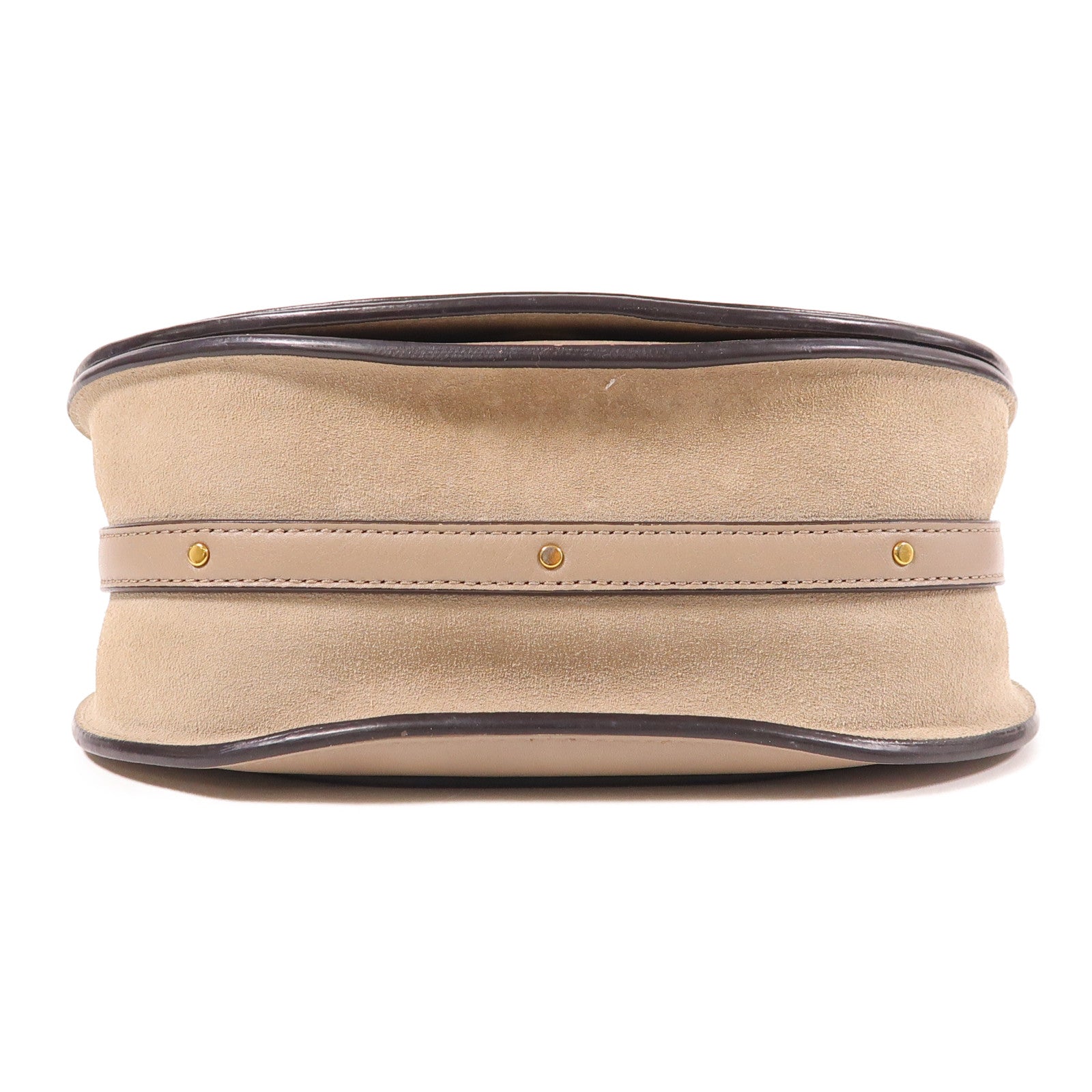 Chloe 【激減優惠】牛皮皮革Nile Bag金扣肩背袋