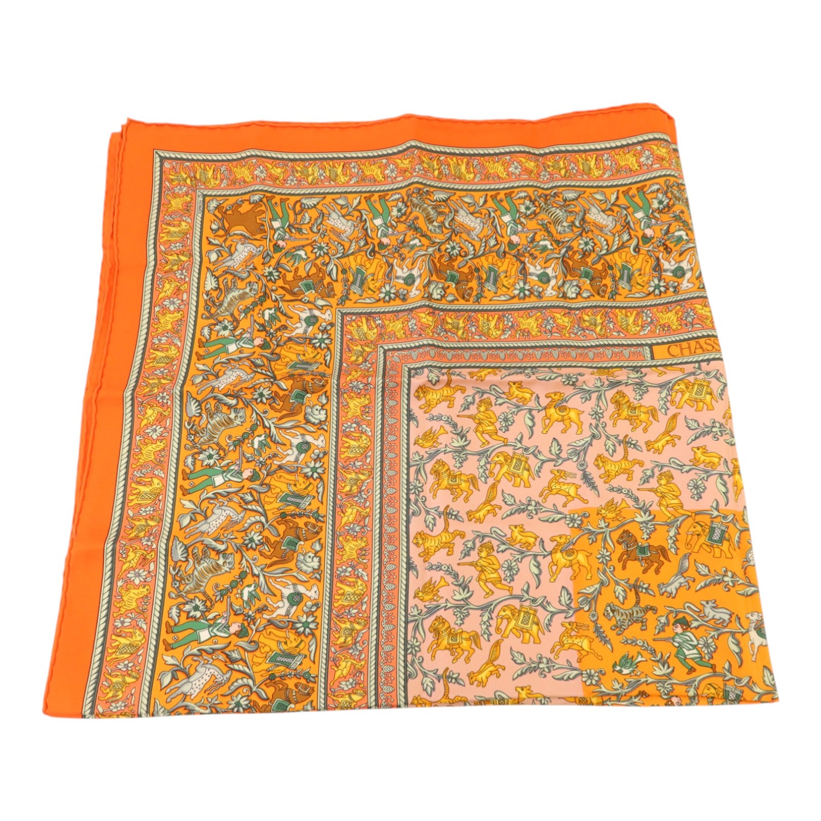 HERMES 絲質Scarf 90x90Scarf絲巾