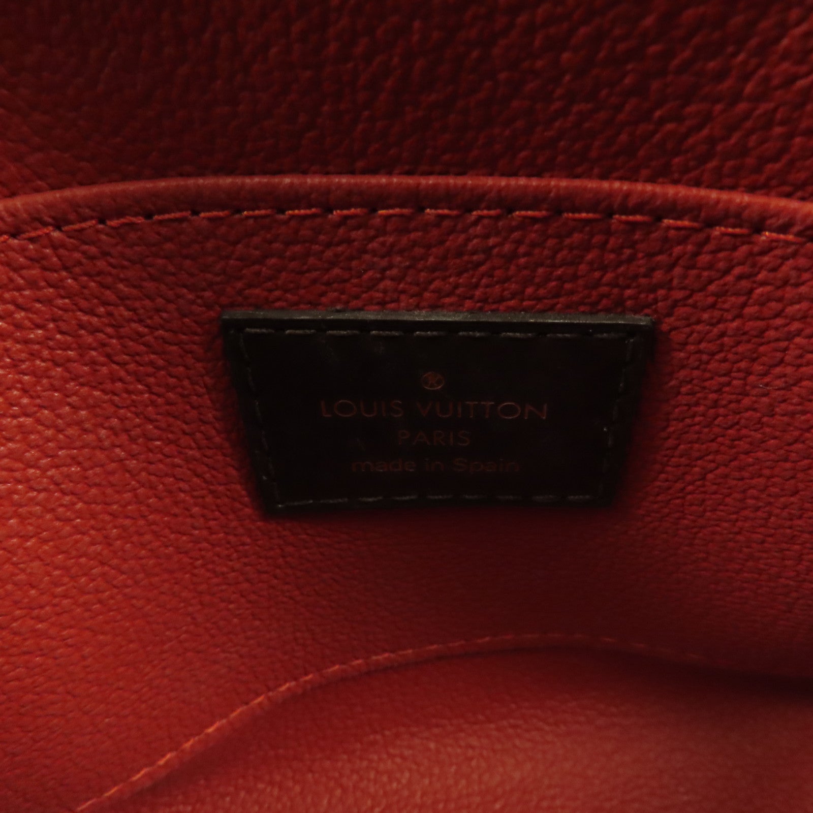 LOUIS VUITTON Damier Make Up Bag PM金扣化妝袋