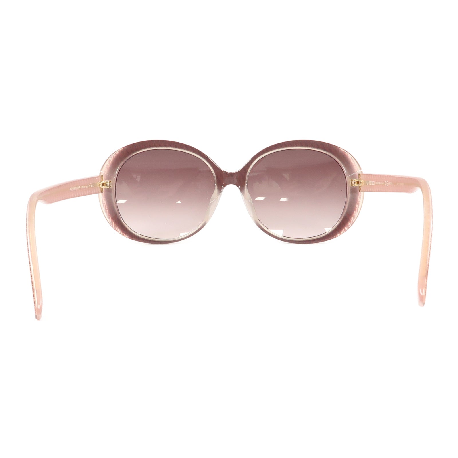 FENDI PVC Micrologo FF Sunglasses太陽眼鏡粉紅色/啡色