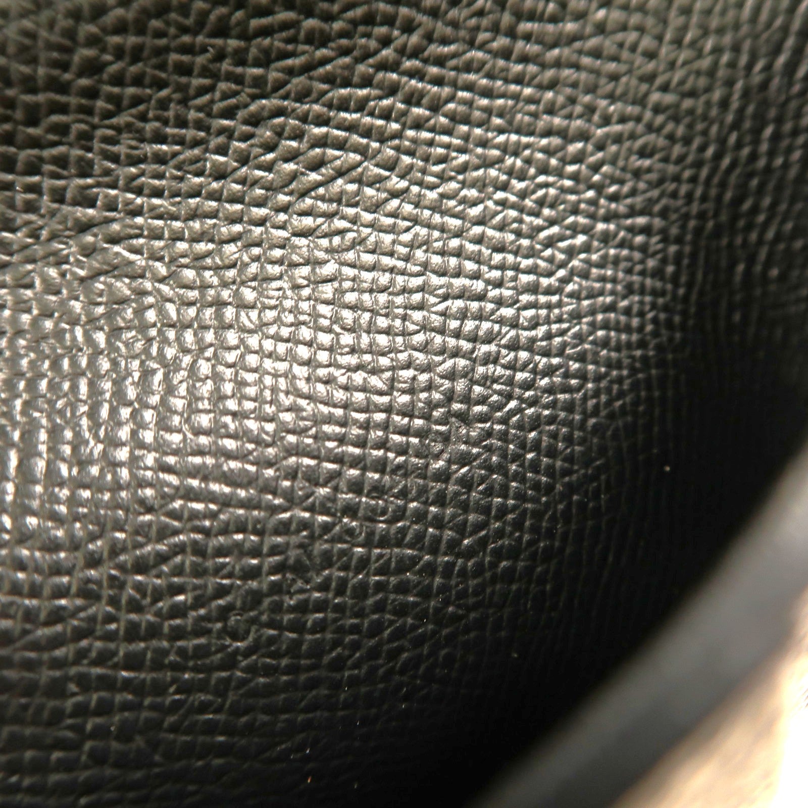 HERMES Epsom皮革Kelly Wallet Compact金扣長錢包Noir