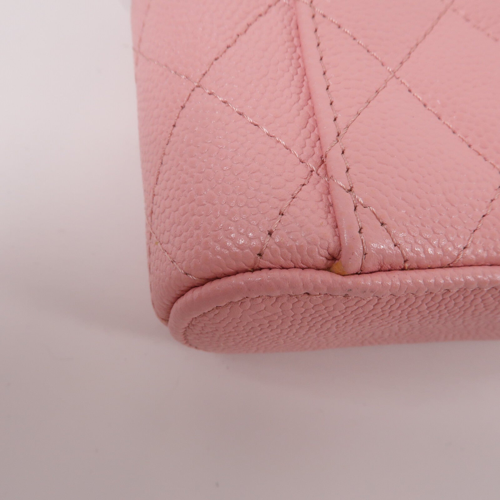 CHANEL 牛皮皮革Mini Vanity Case手挽肩背兩用袋