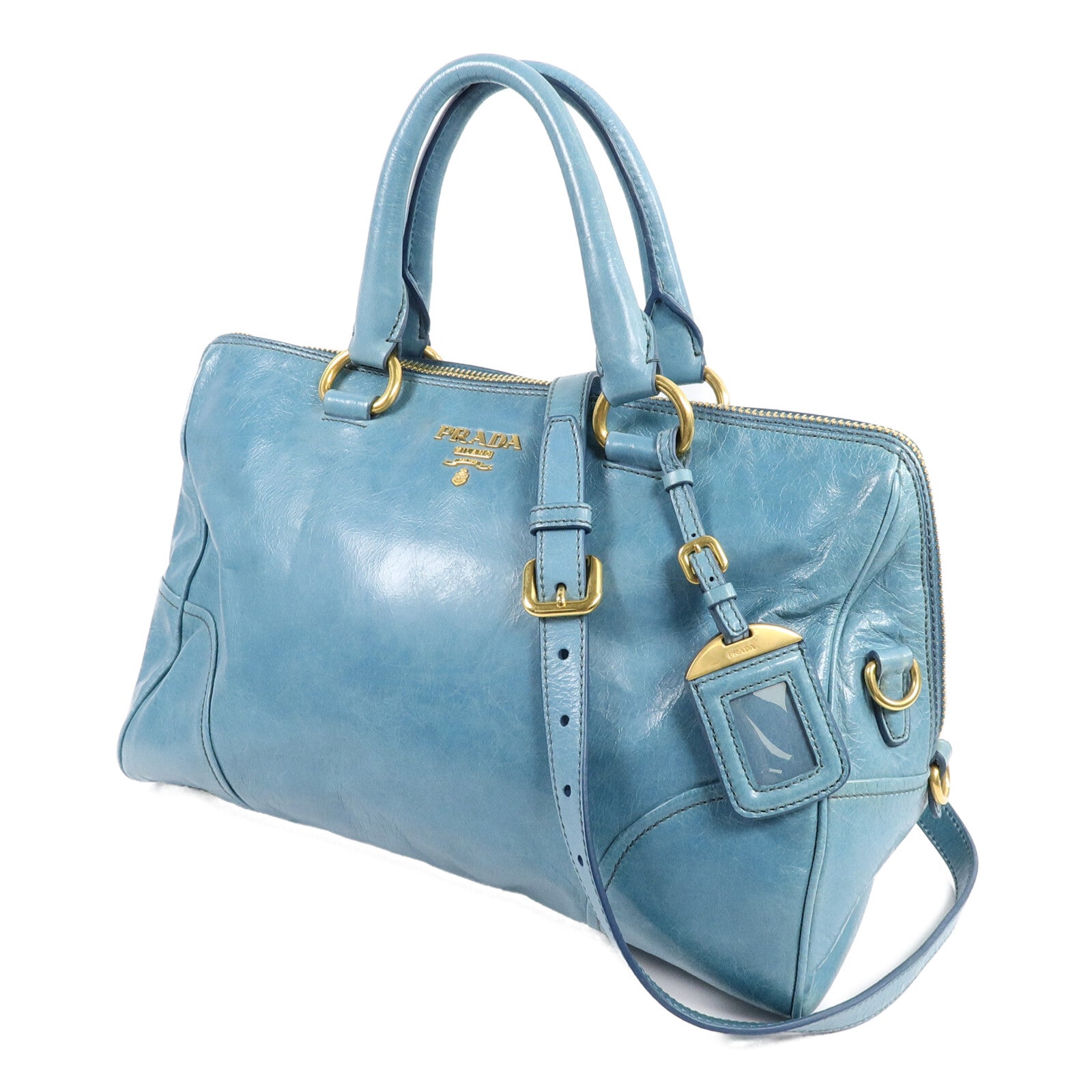 PRADA 牛皮皮革2 Way Shoulder Bag手挽肩背兩用袋