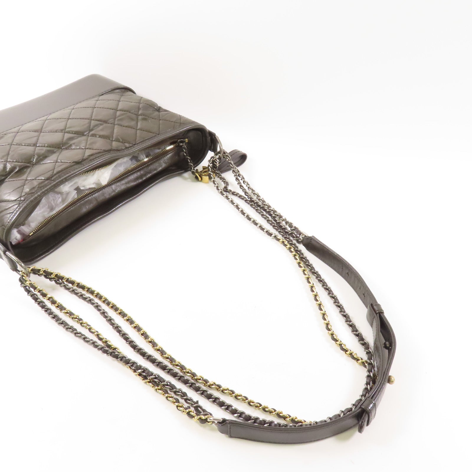 CHANEL 【激減優惠】牛皮皮革Gabrielle肩背袋