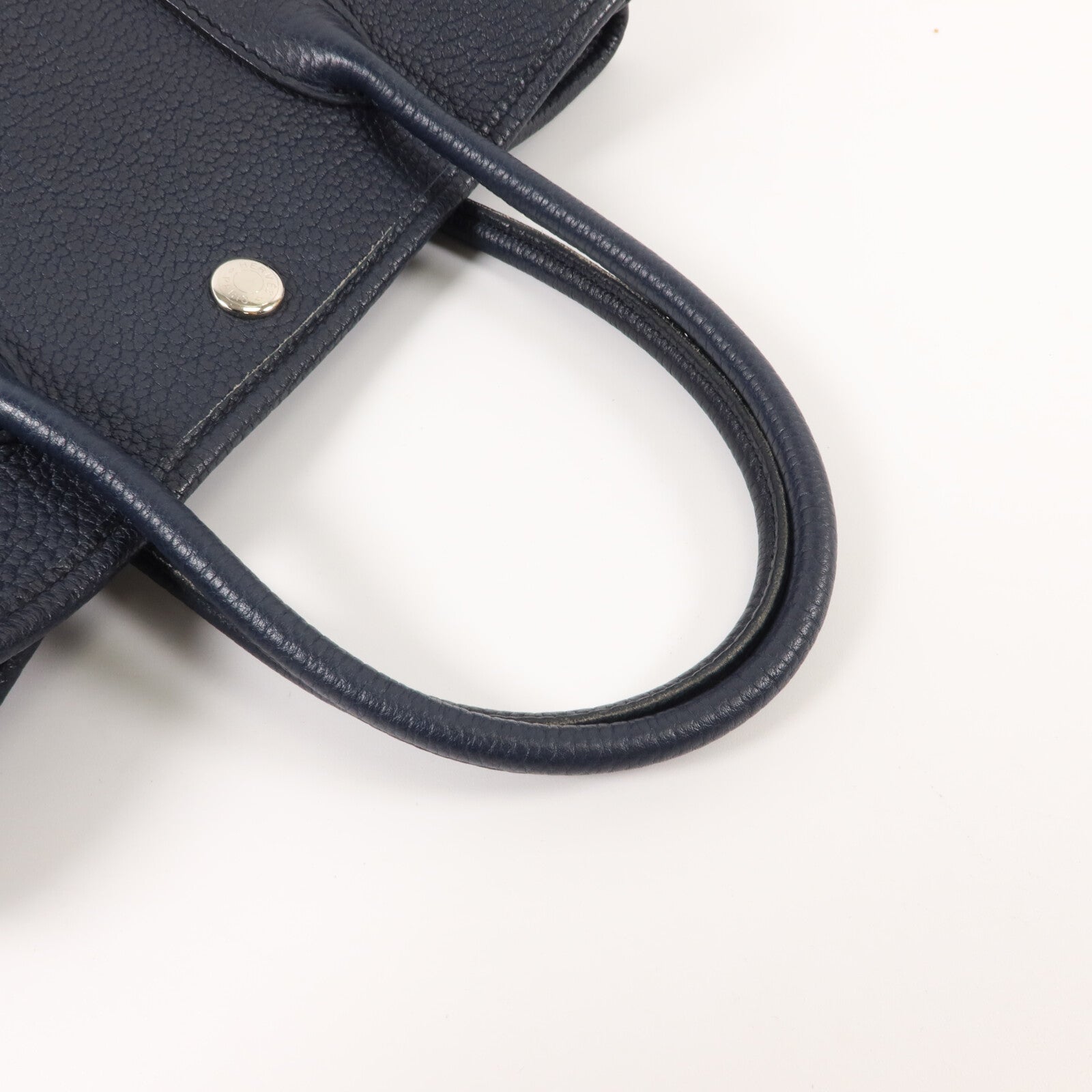 HERMES Negonda皮革Garden Party TPM手挽袋Blue Nuit
