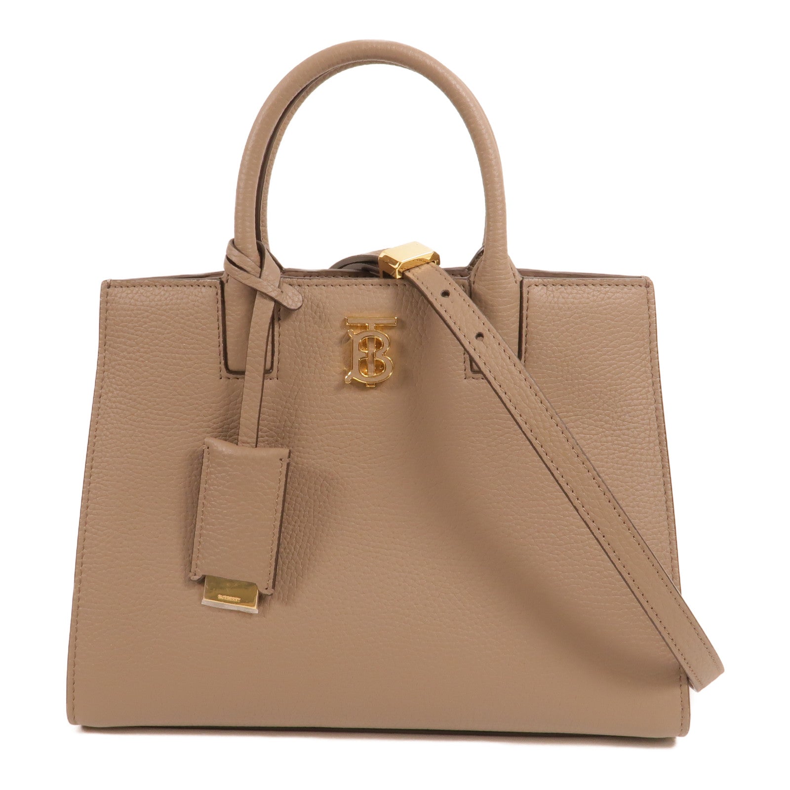 BURBERRY 牛皮皮革Frances Tote手挽肩背兩用袋