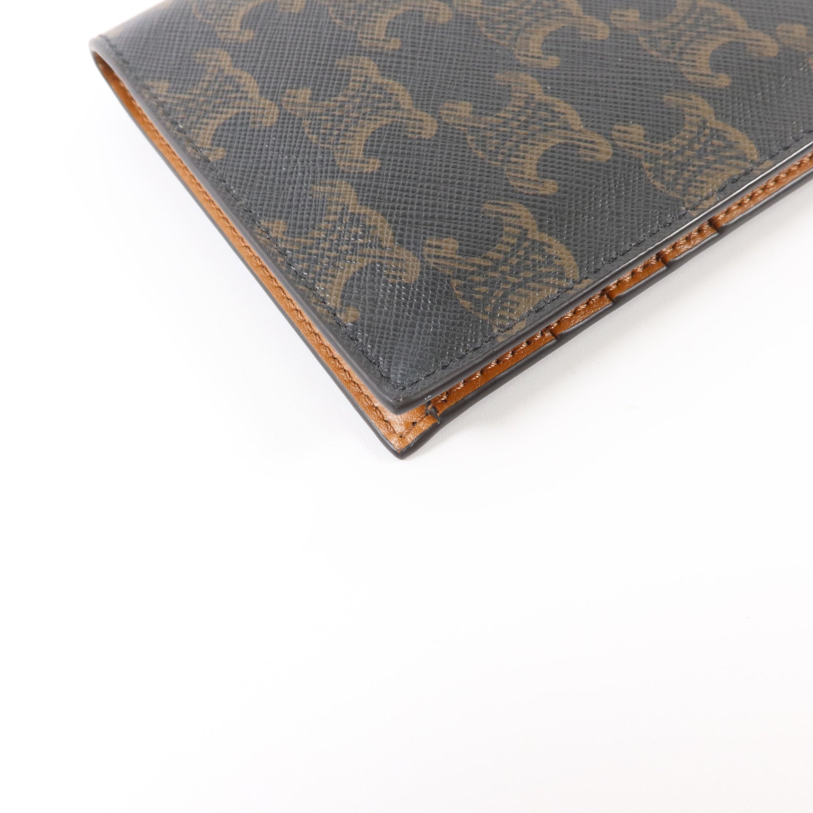 CELINE Triomphe塗層帆布Passport Case護照套