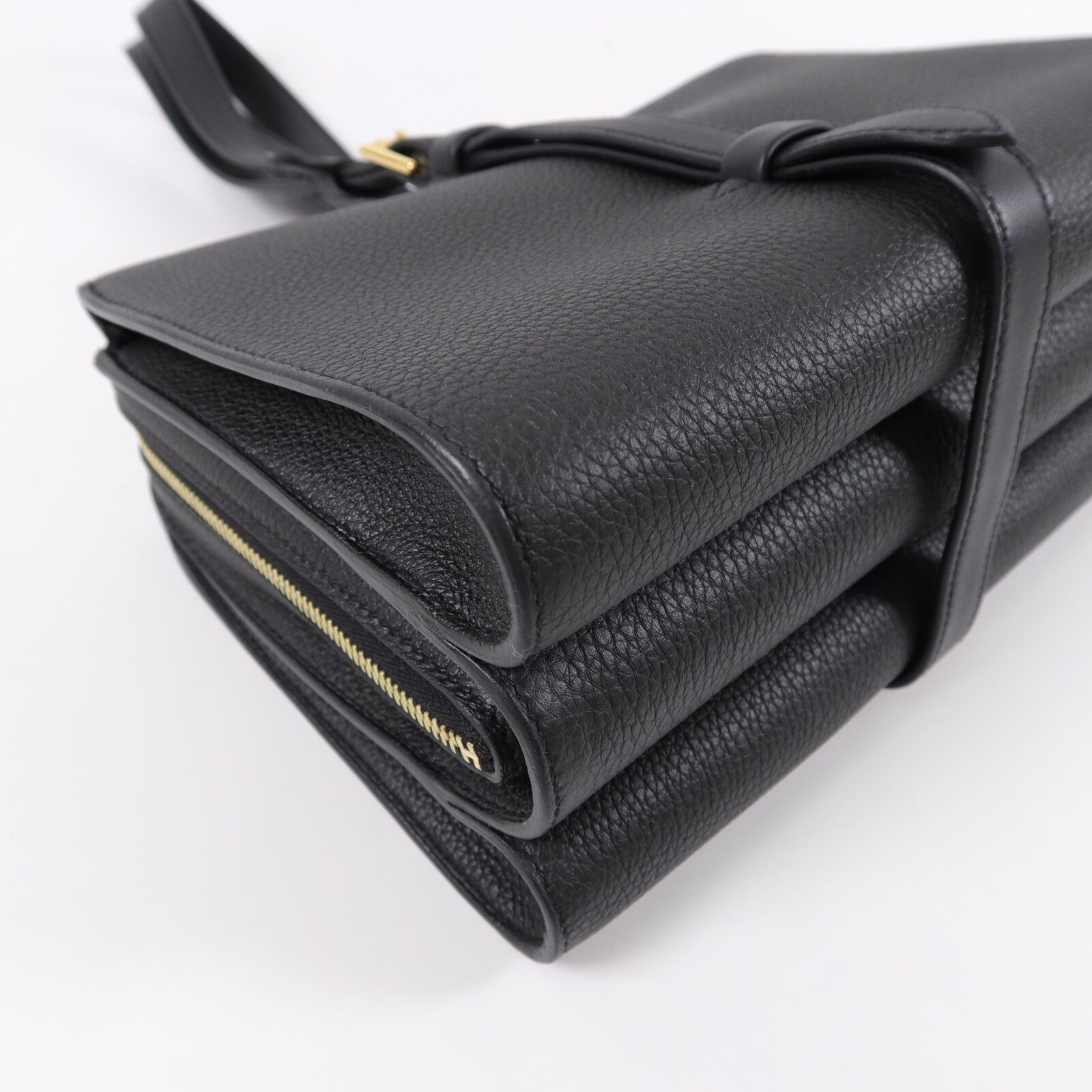HERMES Togo/Swift皮革Simone手挽袋Noir