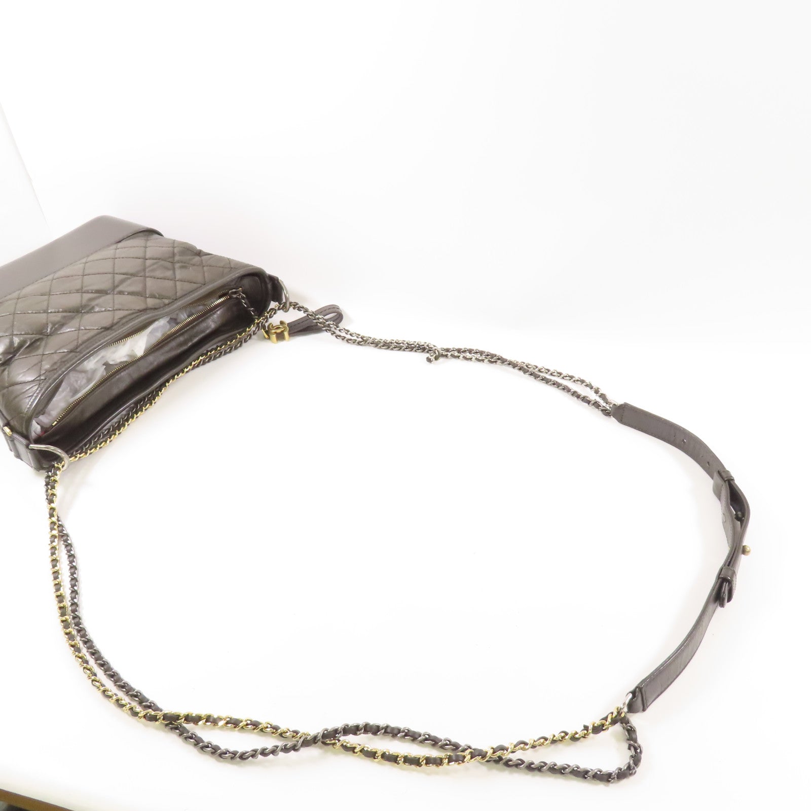 CHANEL 【激減優惠】牛皮皮革Gabrielle肩背袋