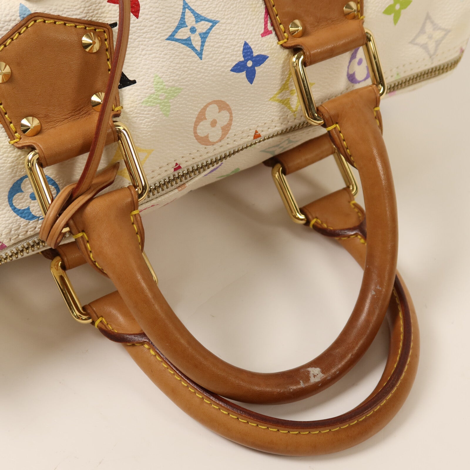 LOUIS VUITTON Monogram Multicolore Speedy 30金扣手挽袋