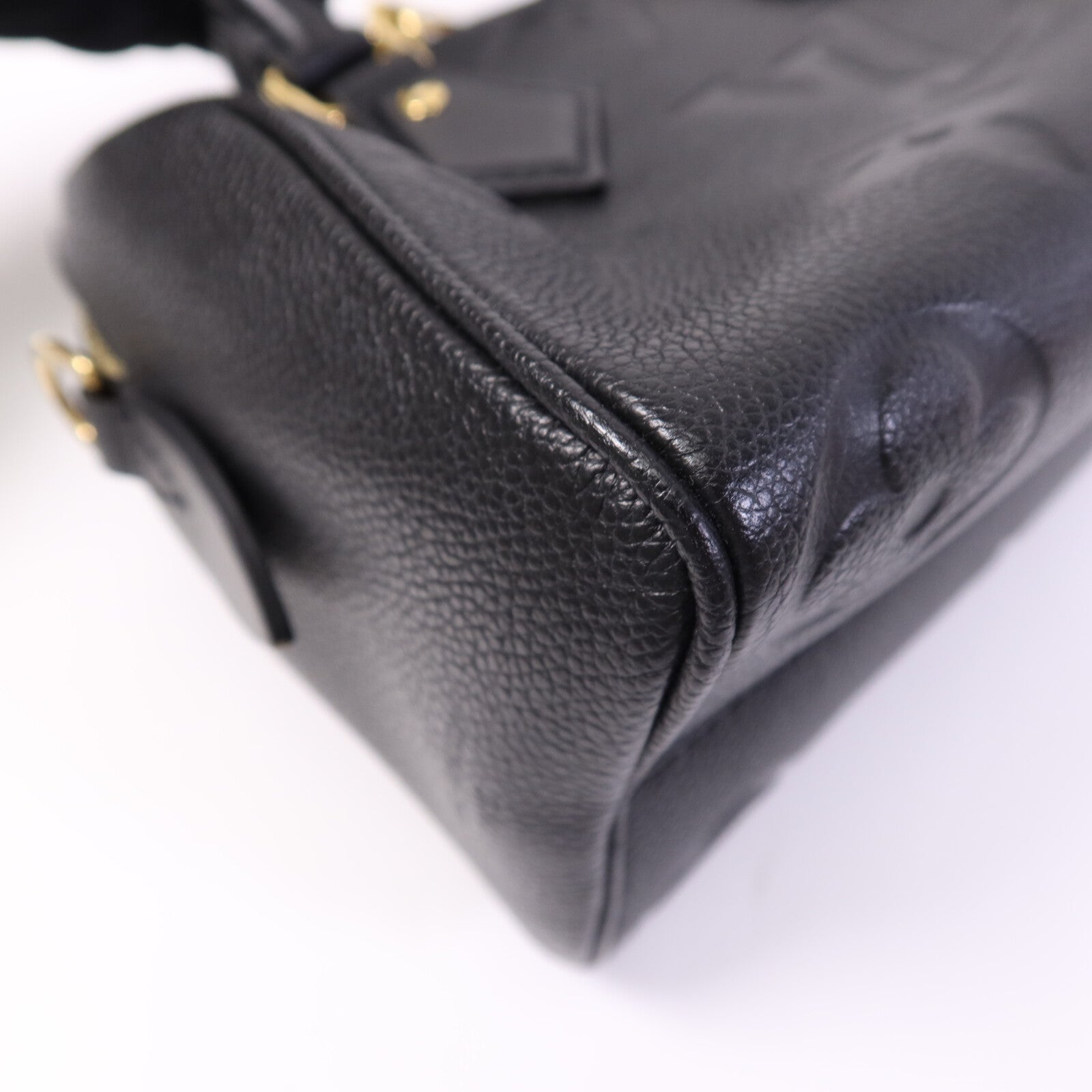 LOUIS VUITTON Monogram Empreinte Speedy Bandouliere 20金扣手挽肩背兩用袋