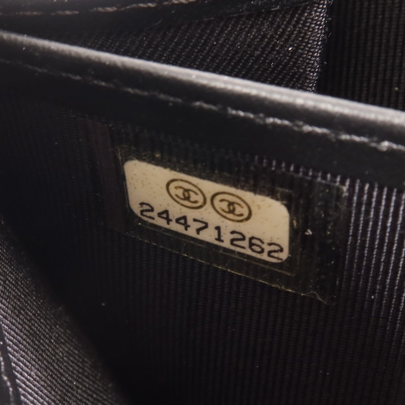 CHANEL 牛皮皮革Long Wallet金扣長錢包