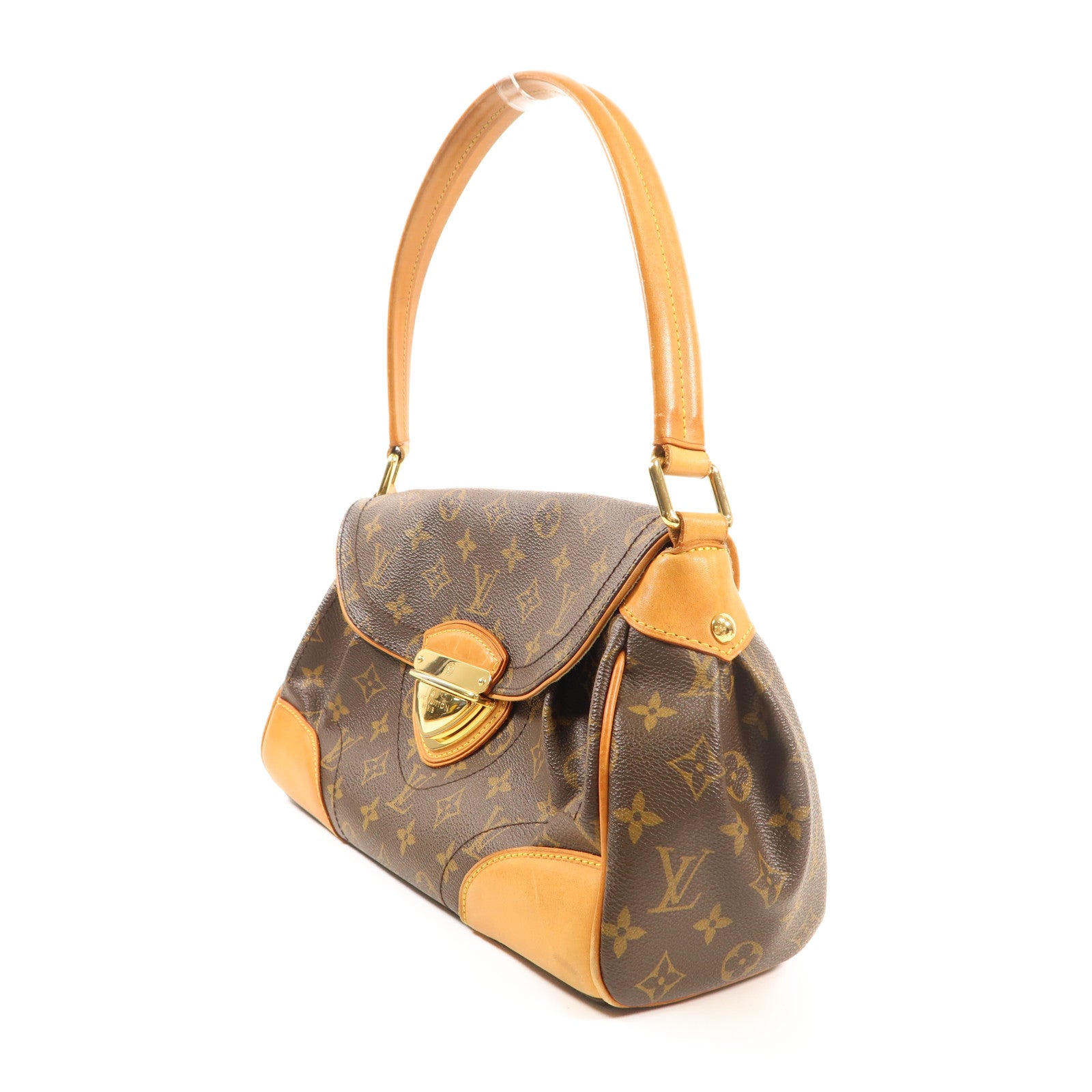 LOUIS VUITTON 【激減優惠】Monogram Beverly MM金扣肩背袋