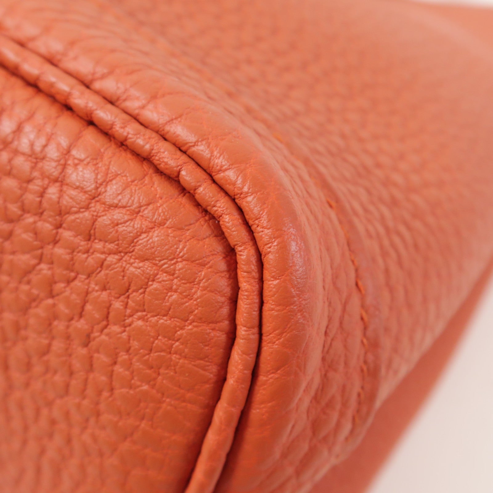 HERMES PHW Garden Party TPM Tote Bag Negonda Leather 9M Sanguine
