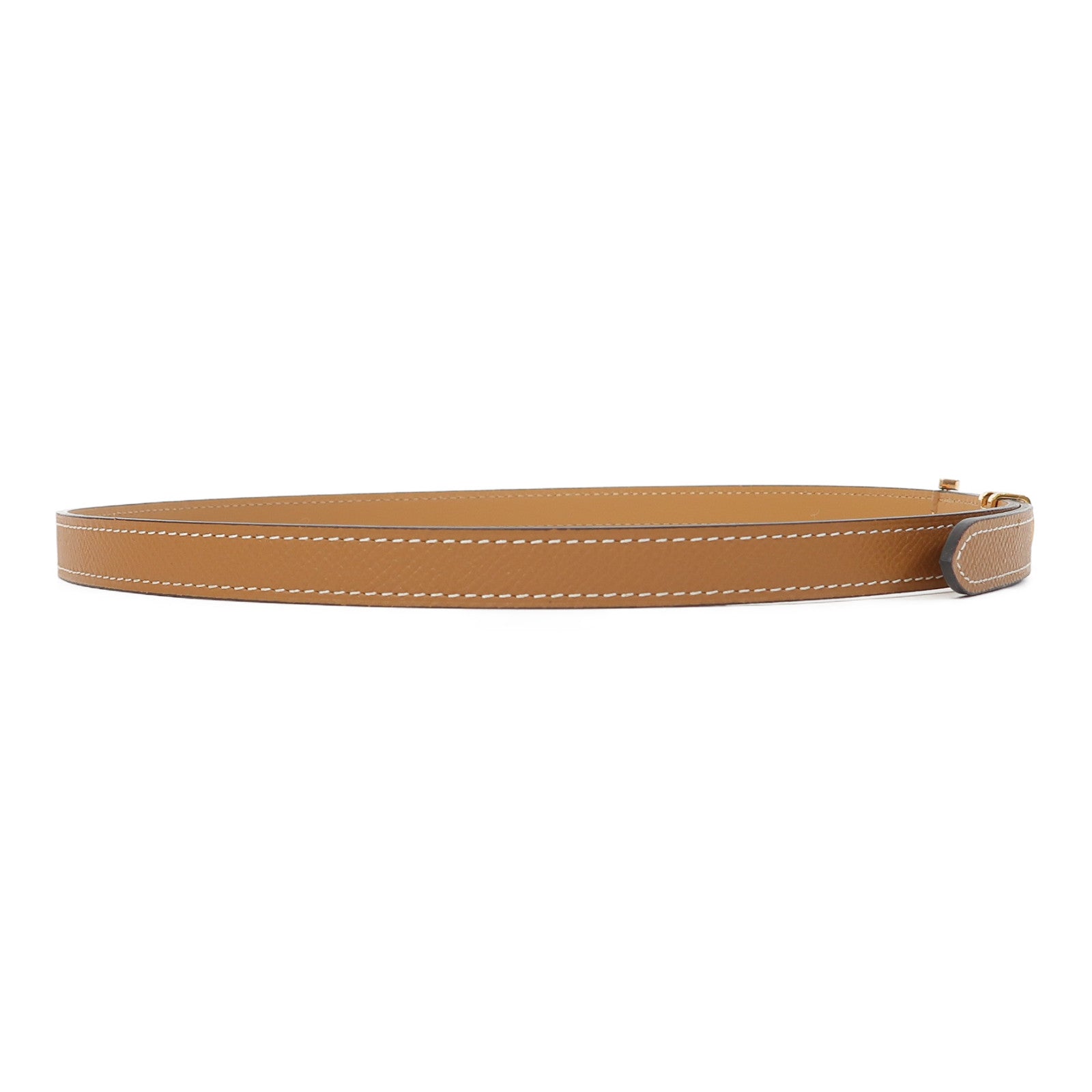 HERMES Epsom皮革Pop H Belt 75cm皮帶金色