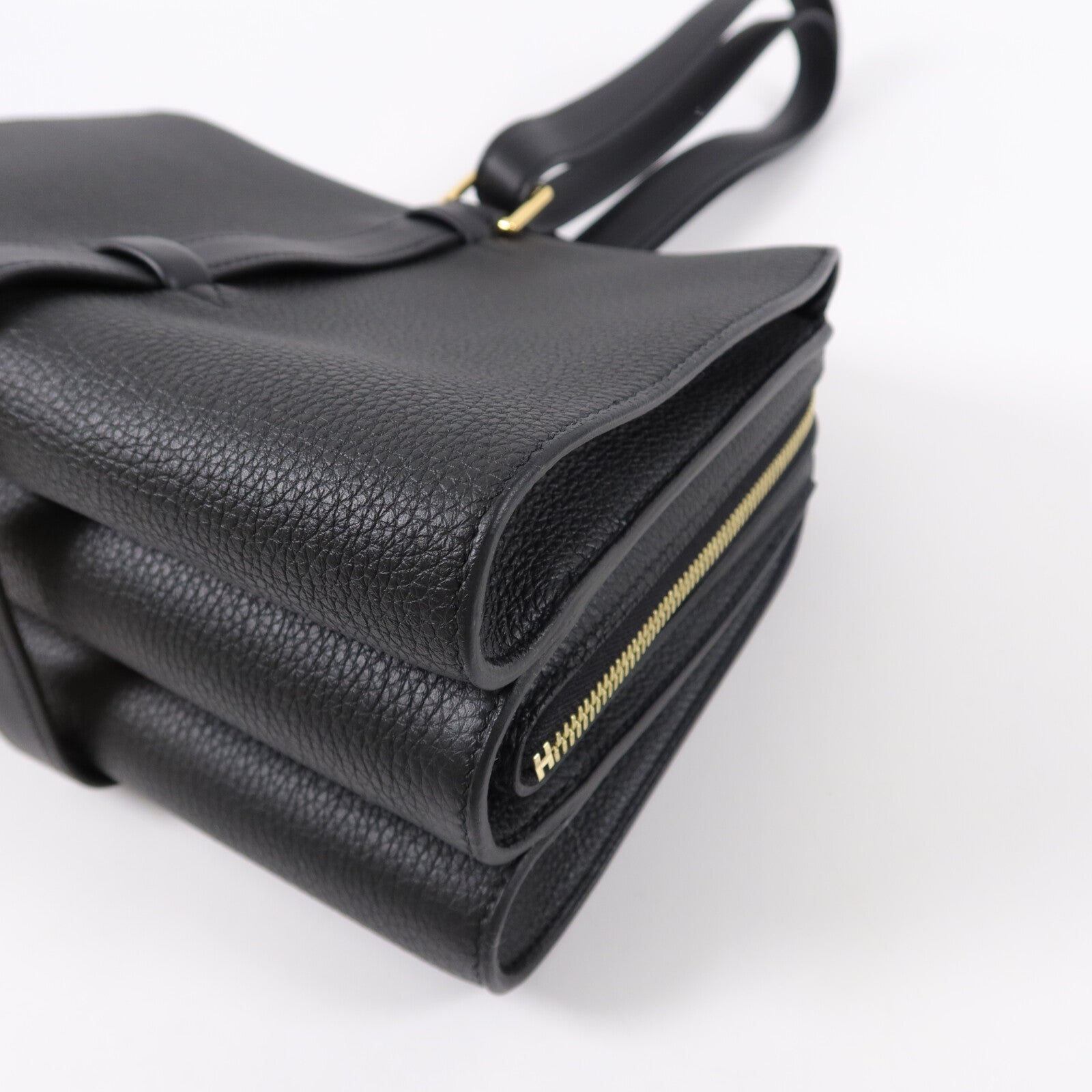 HERMES Togo/Swift皮革Simone手挽袋Noir