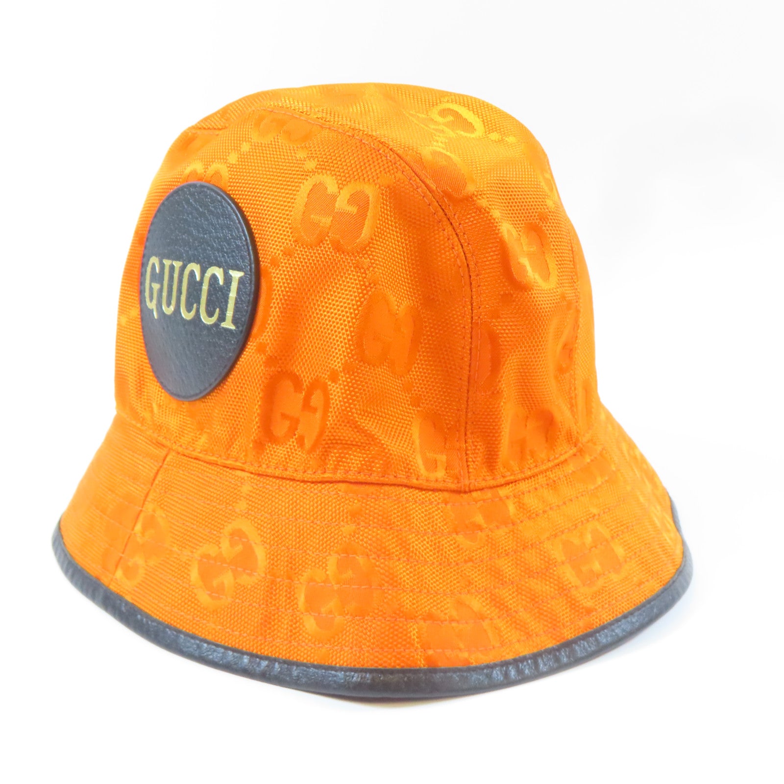 GUCCI 【激減優惠】尼龍Hat帽子橙色