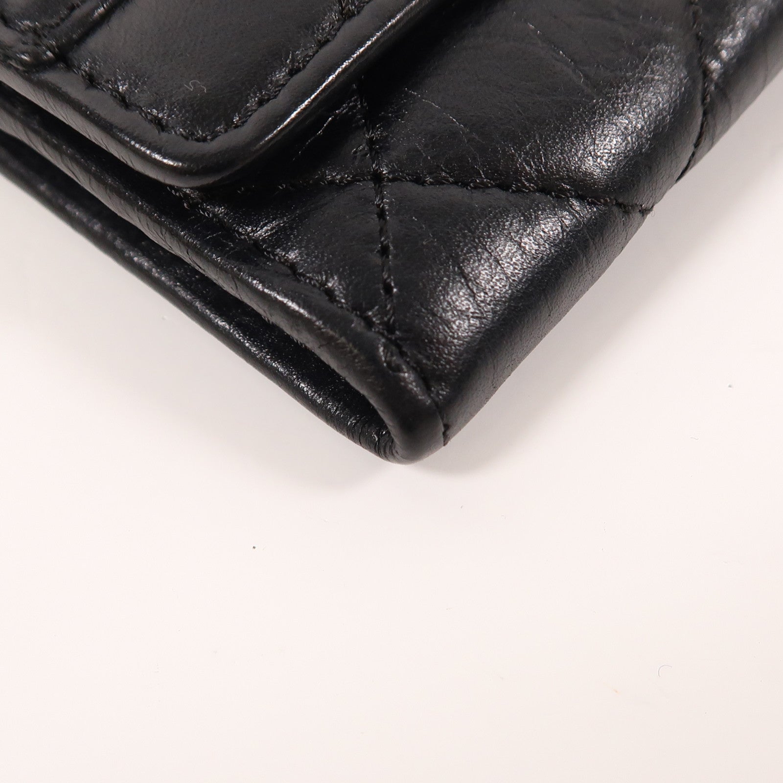 CHANEL CC SHW Wallet Lambskin Leather Black