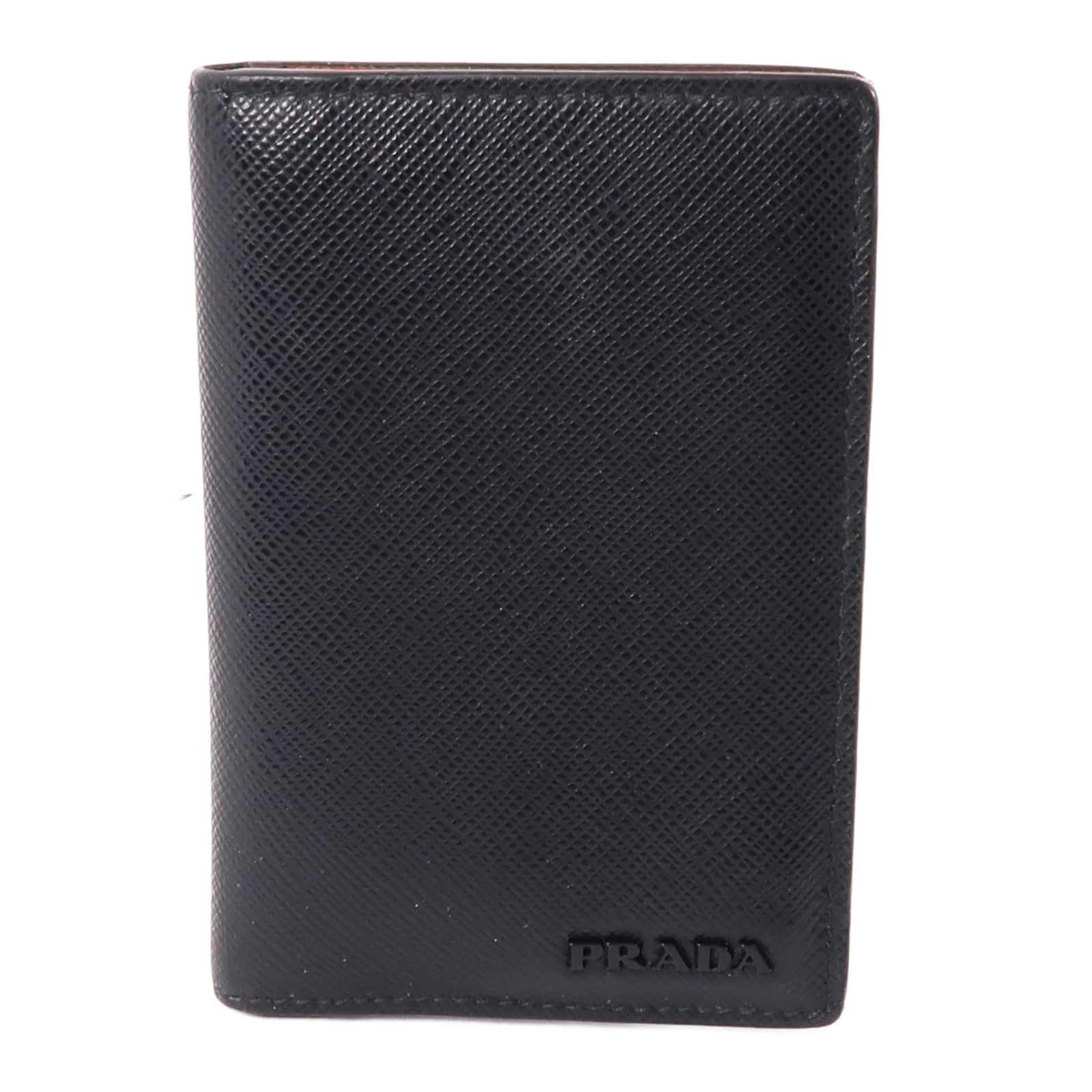 PRADA Saffiano皮革Card Case卡片套黑色