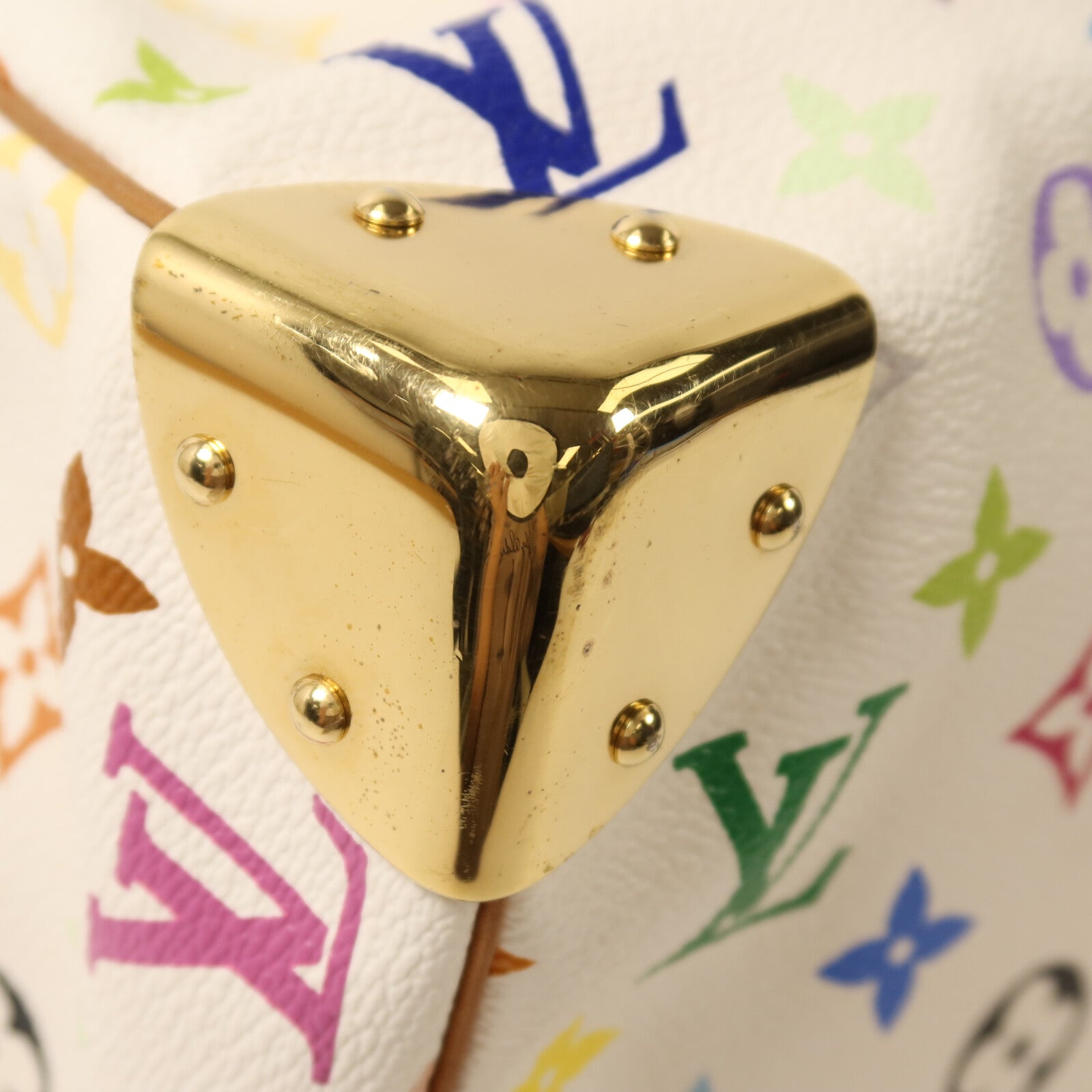 LOUIS VUITTON Monogram Multicolore Speedy 30金扣手挽袋
