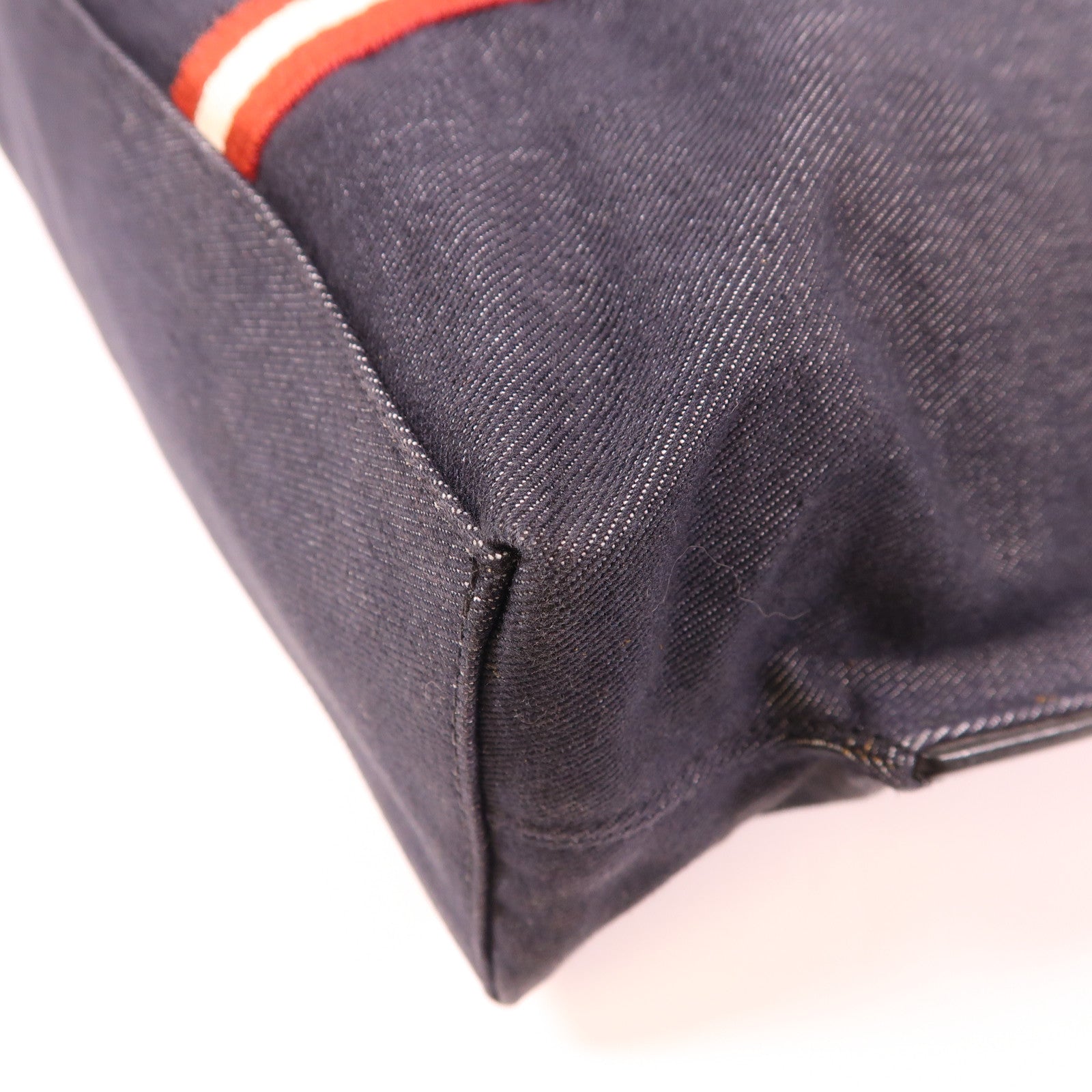 BALLY 帆布Tote Bag金扣手挽袋