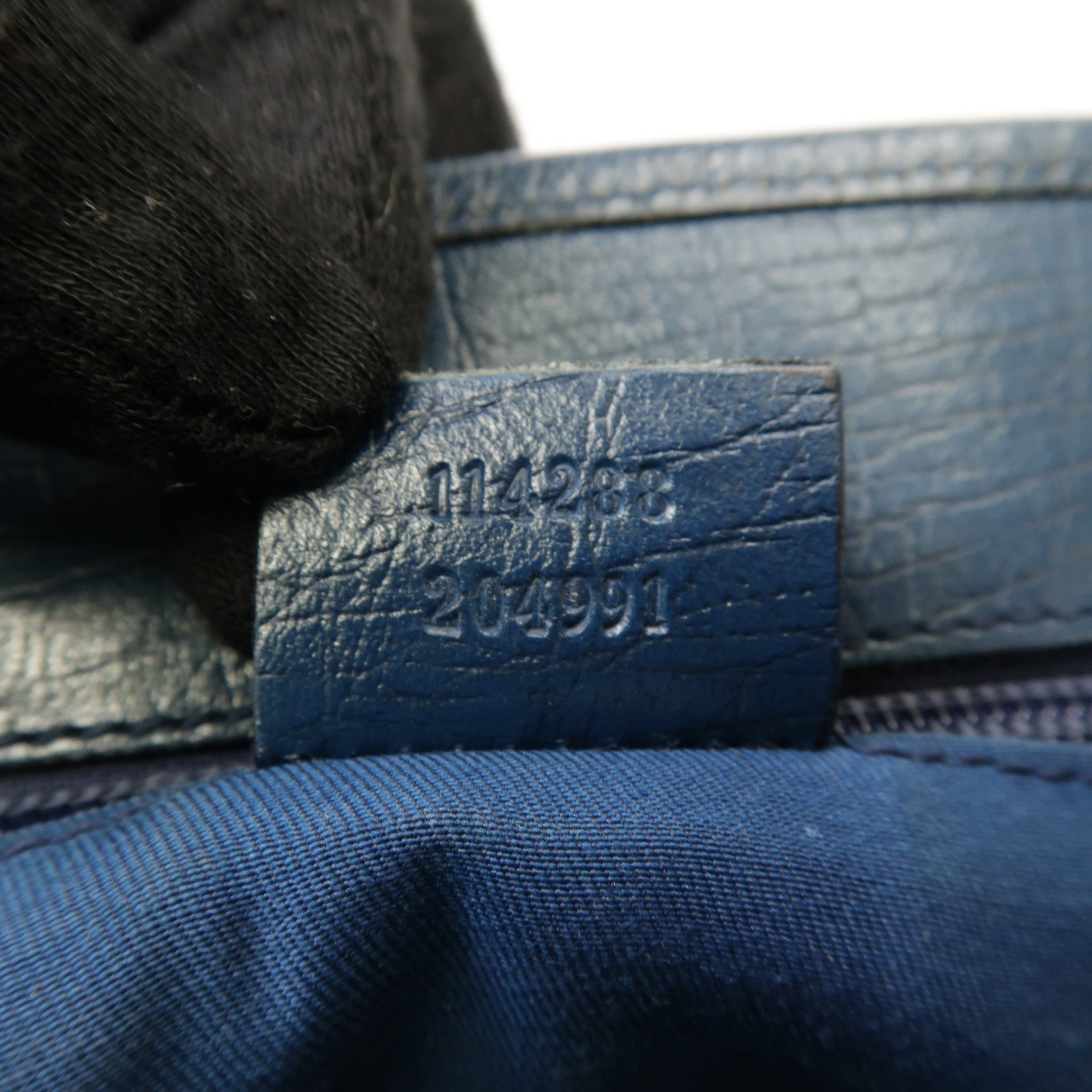 GUCCI 【激減優惠】塗層帆布Tote Bag銀扣手挽袋啡色/藍色