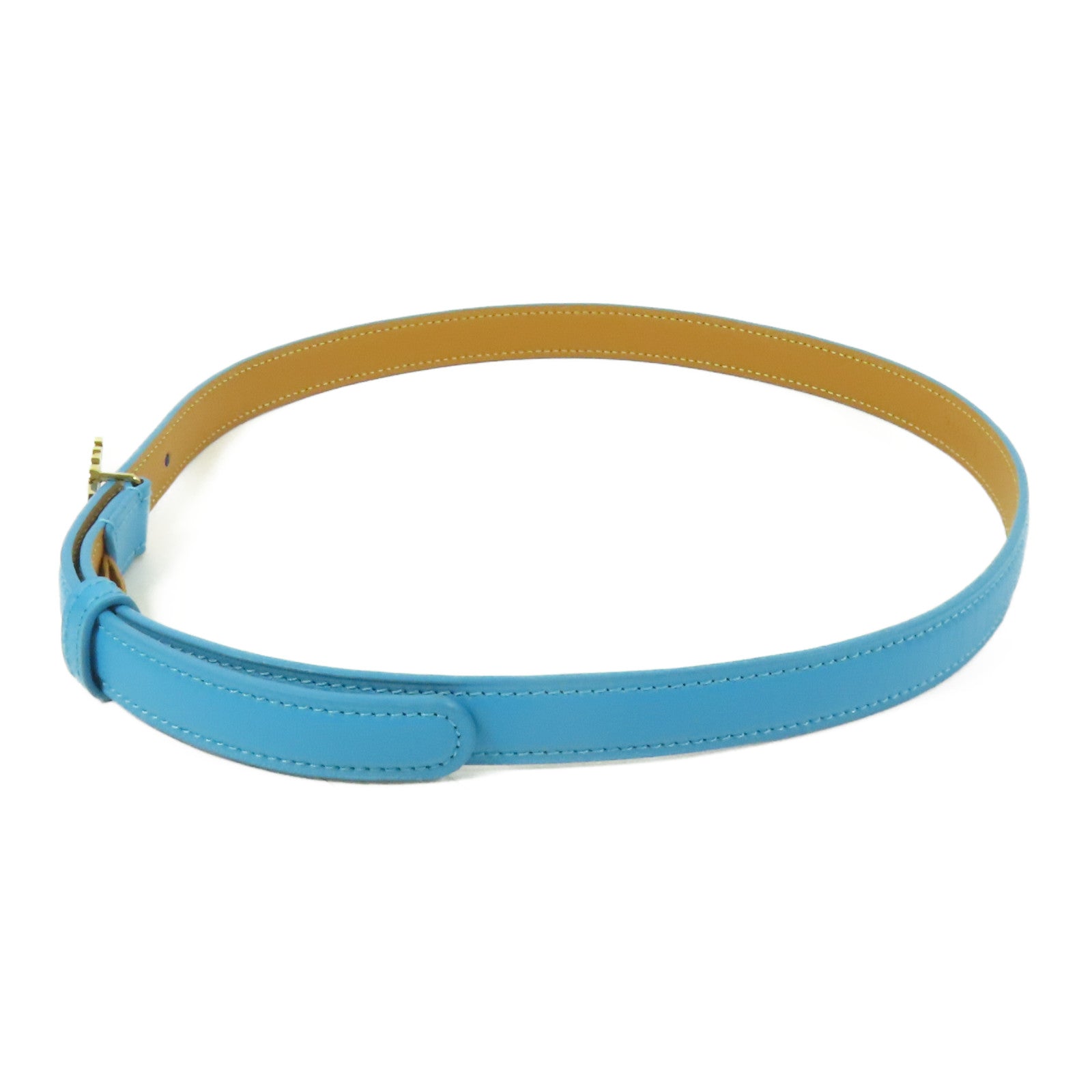 LOEWE 牛皮皮革Belt金扣皮帶