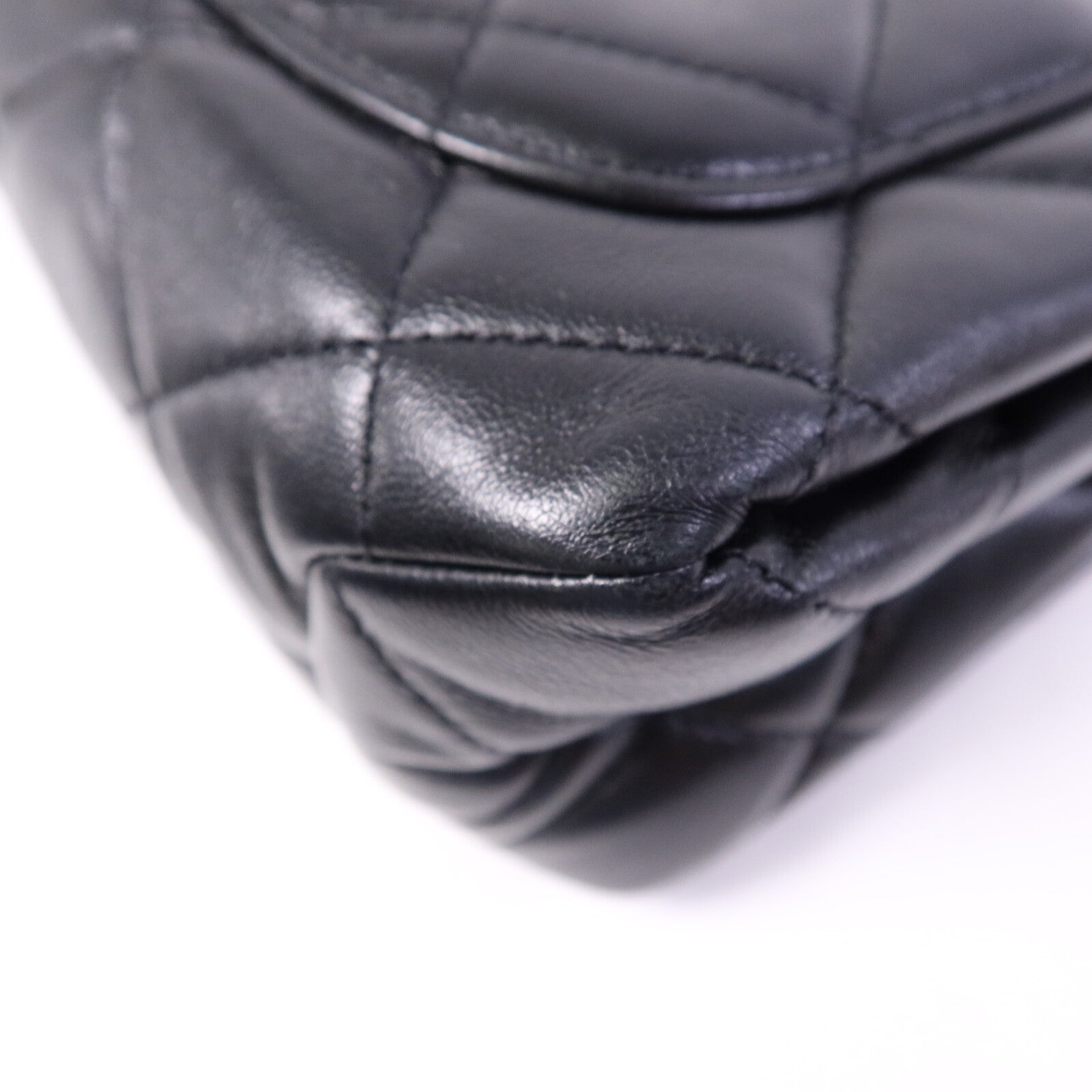 CHANEL 羊皮皮革2 Way Shoulder Bag金扣鏈帶手挽肩背兩用袋