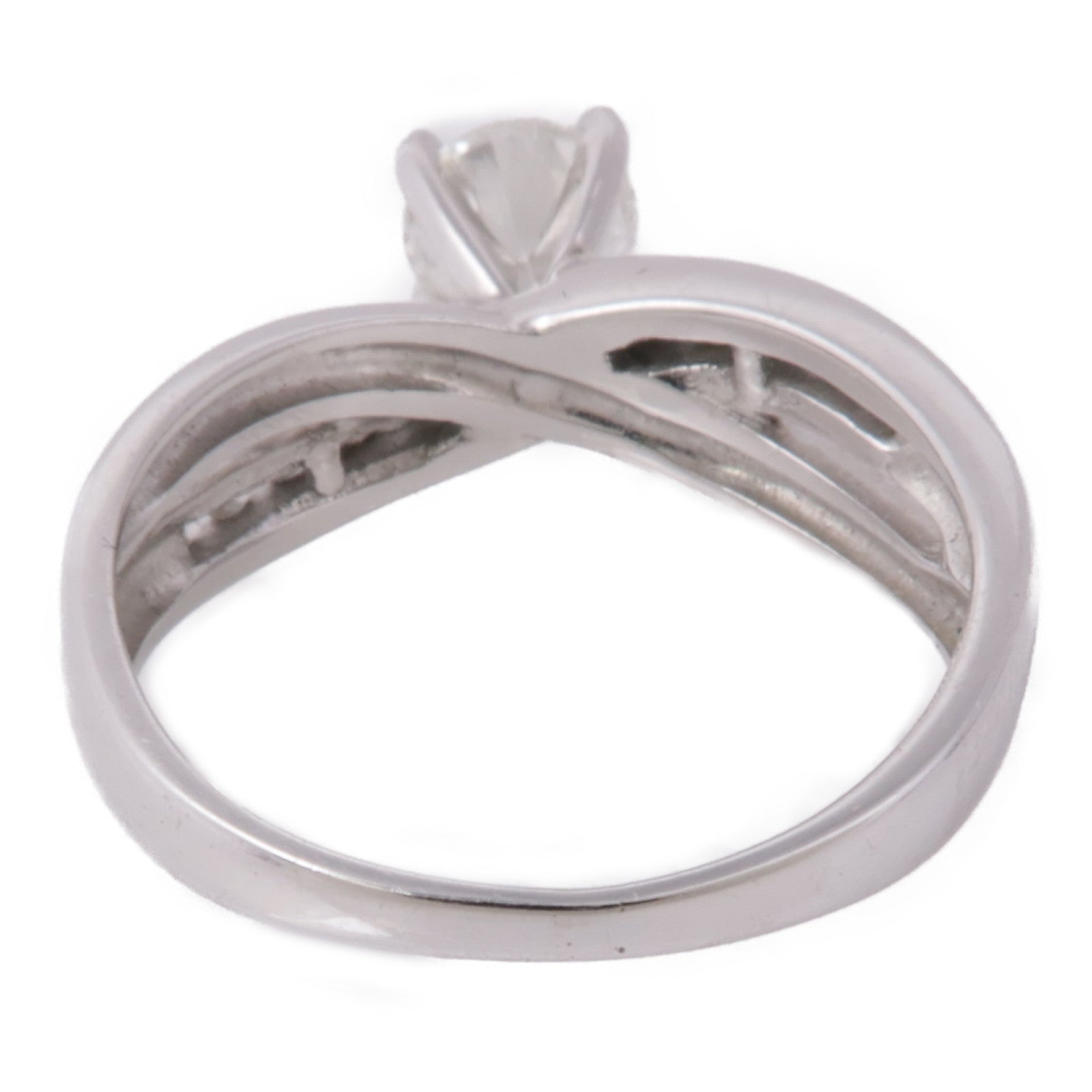 JEWELRY 14K白金Diamond Ring戒指US#6
