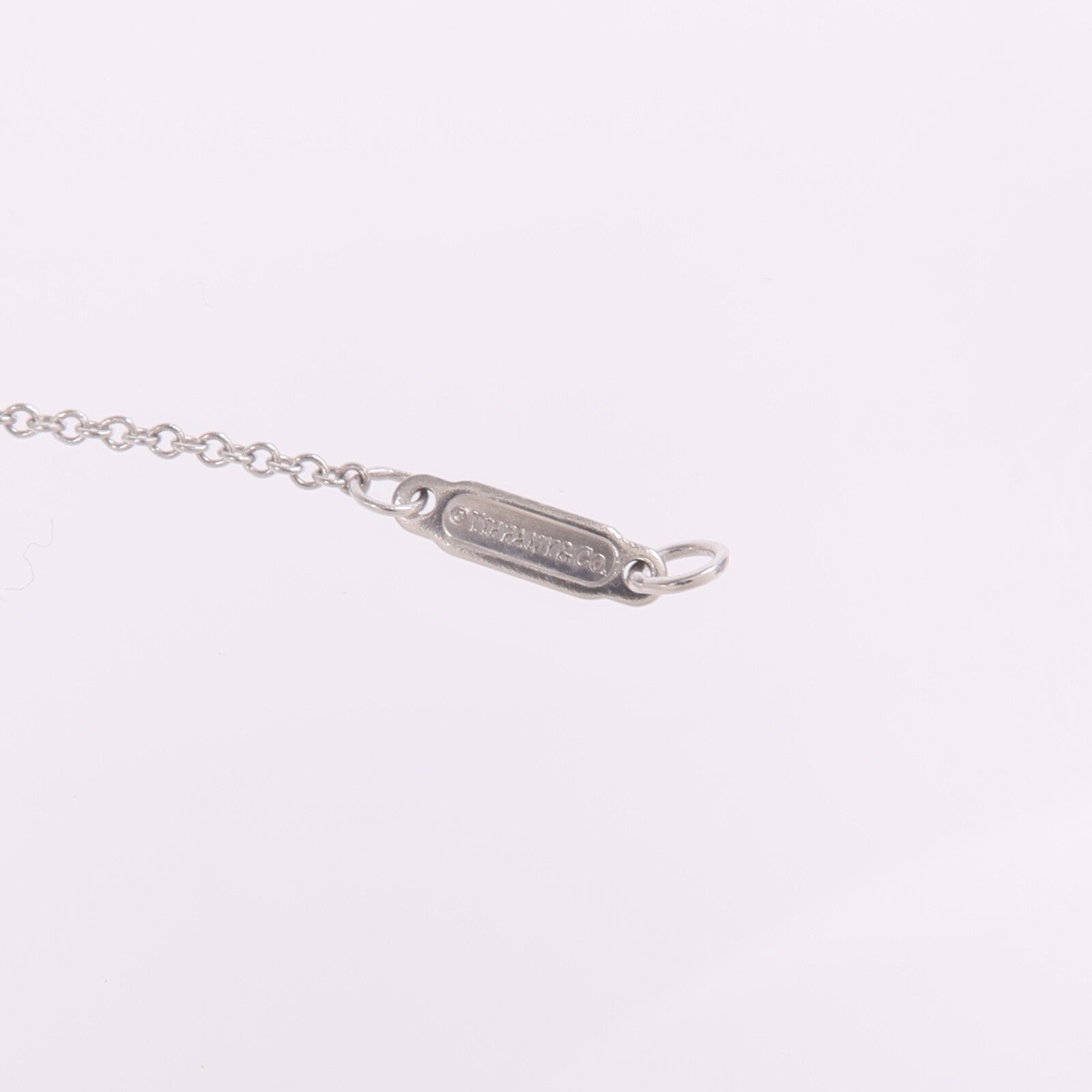 TIFFANY＆CO PT950鉑金Heart Key In Platinum With Diamonds鑽石項鍊