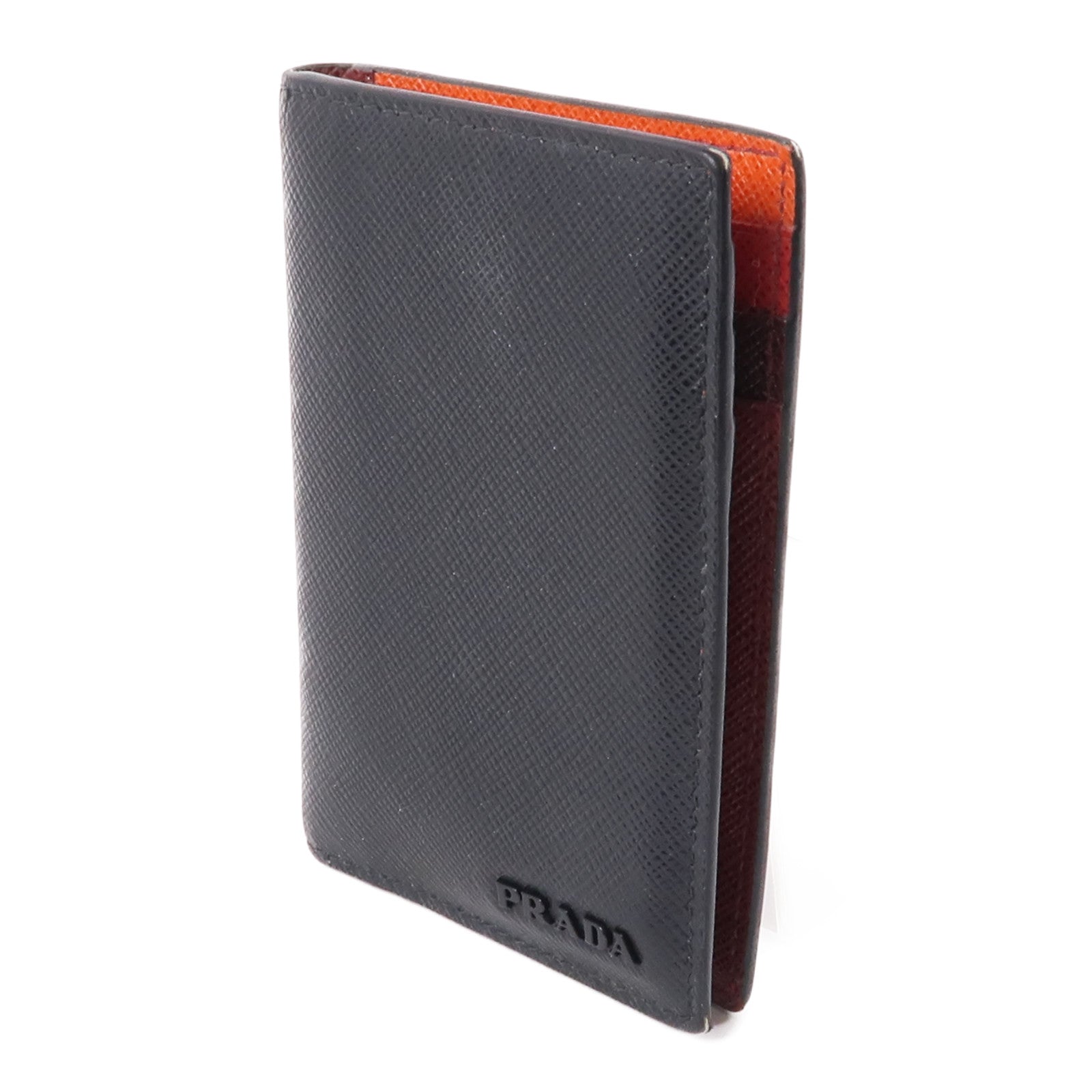 PRADA Saffiano皮革Card Case卡片套黑色