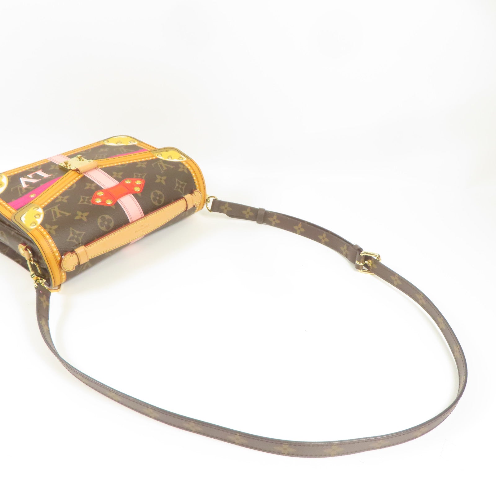 LOUIS VUITTON Monogram Pochette Metis金扣手挽肩背兩用袋