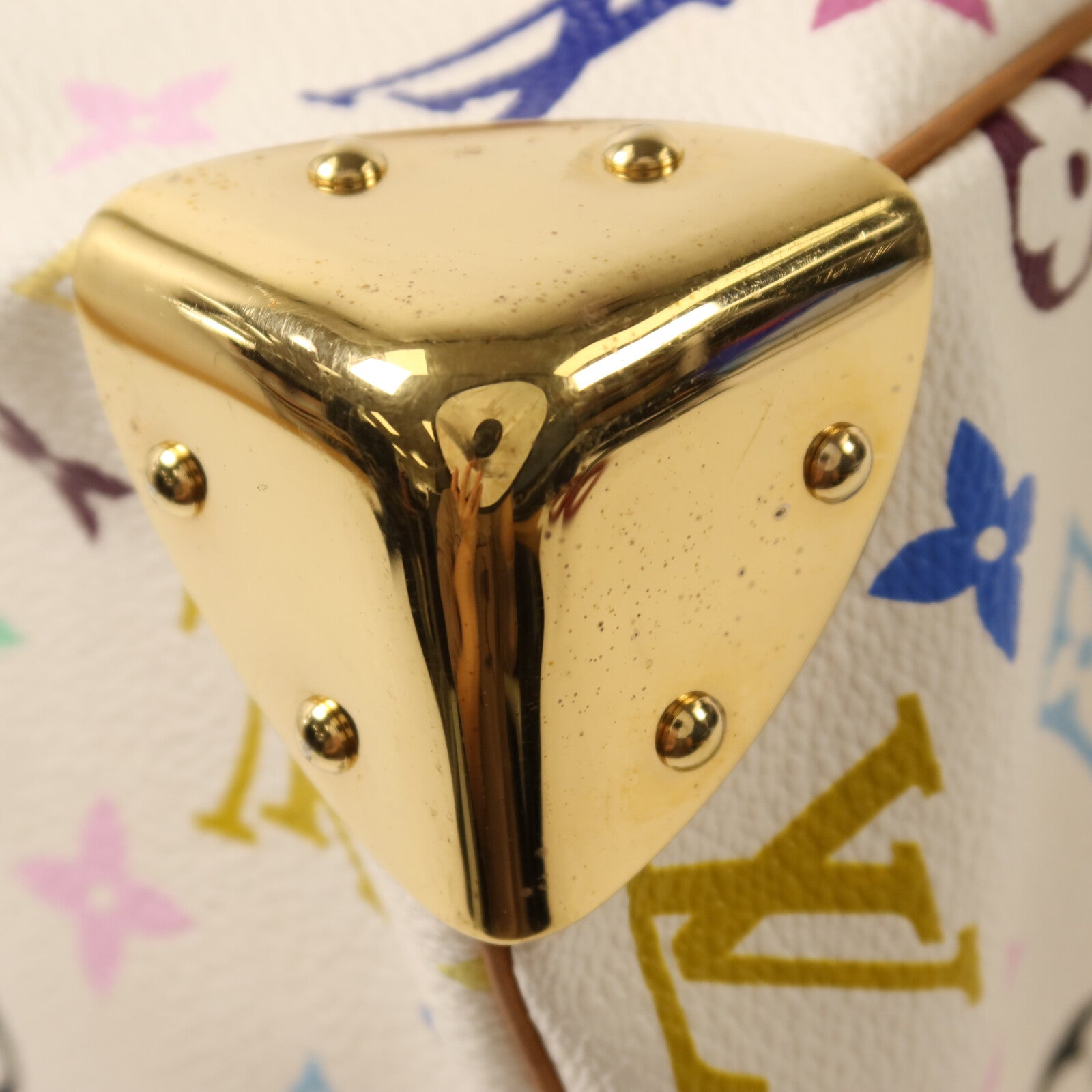 LOUIS VUITTON Monogram Multicolore Speedy 30金扣手挽袋