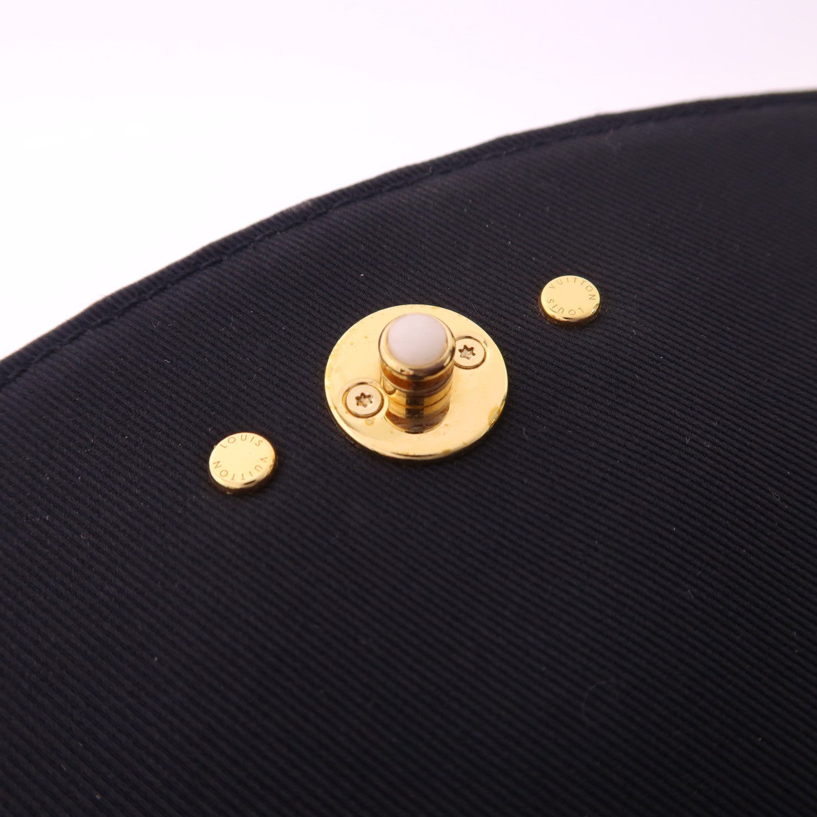 LOUIS VUITTON Monogram Empreinte Blanche BB金扣手挽肩背兩用袋