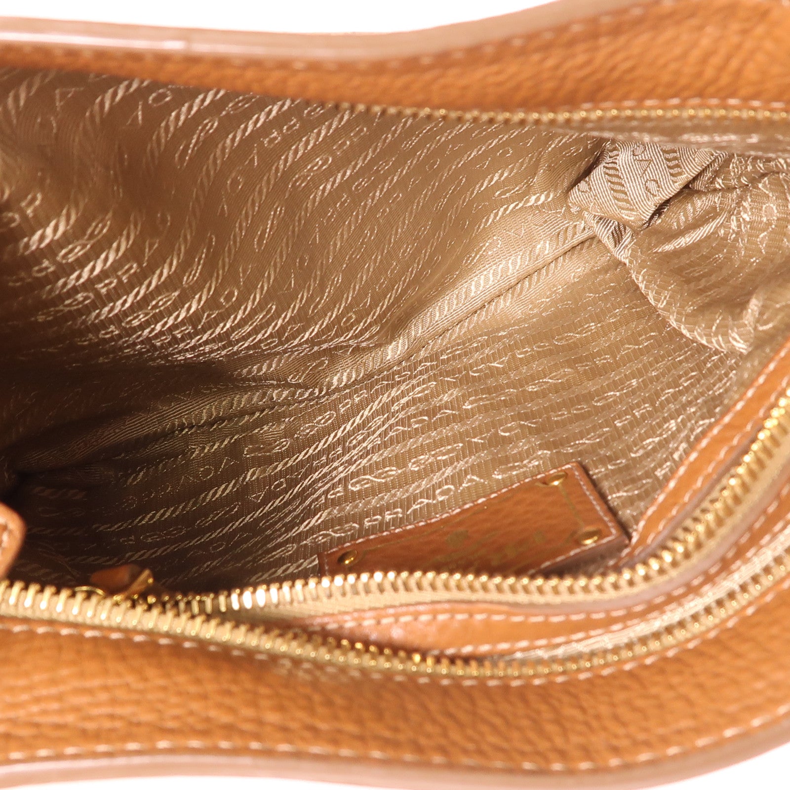 PRADA 帆布Shoulder Bag金扣肩背袋