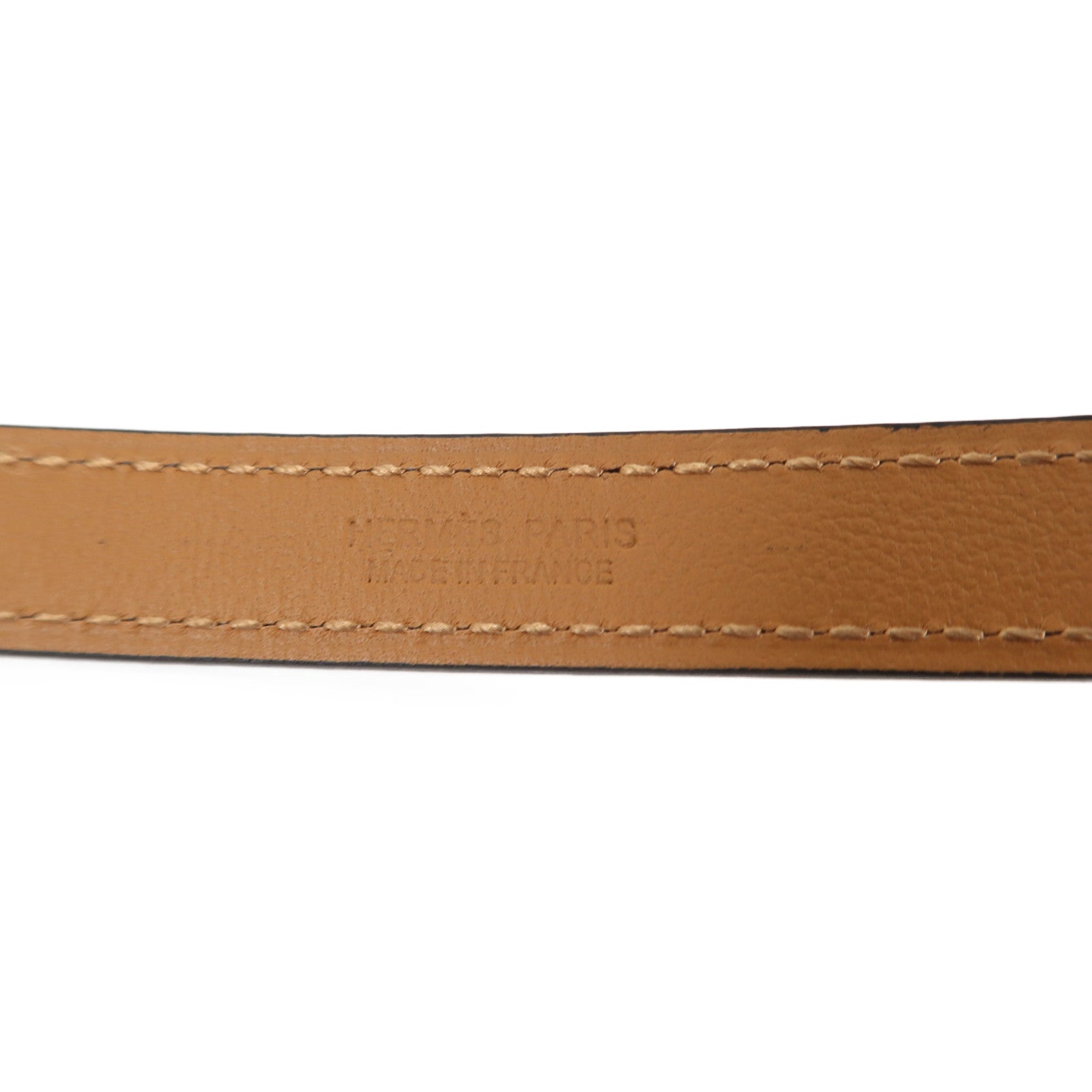 HERMES Epsom皮革Pop H Belt 75cm皮帶金色