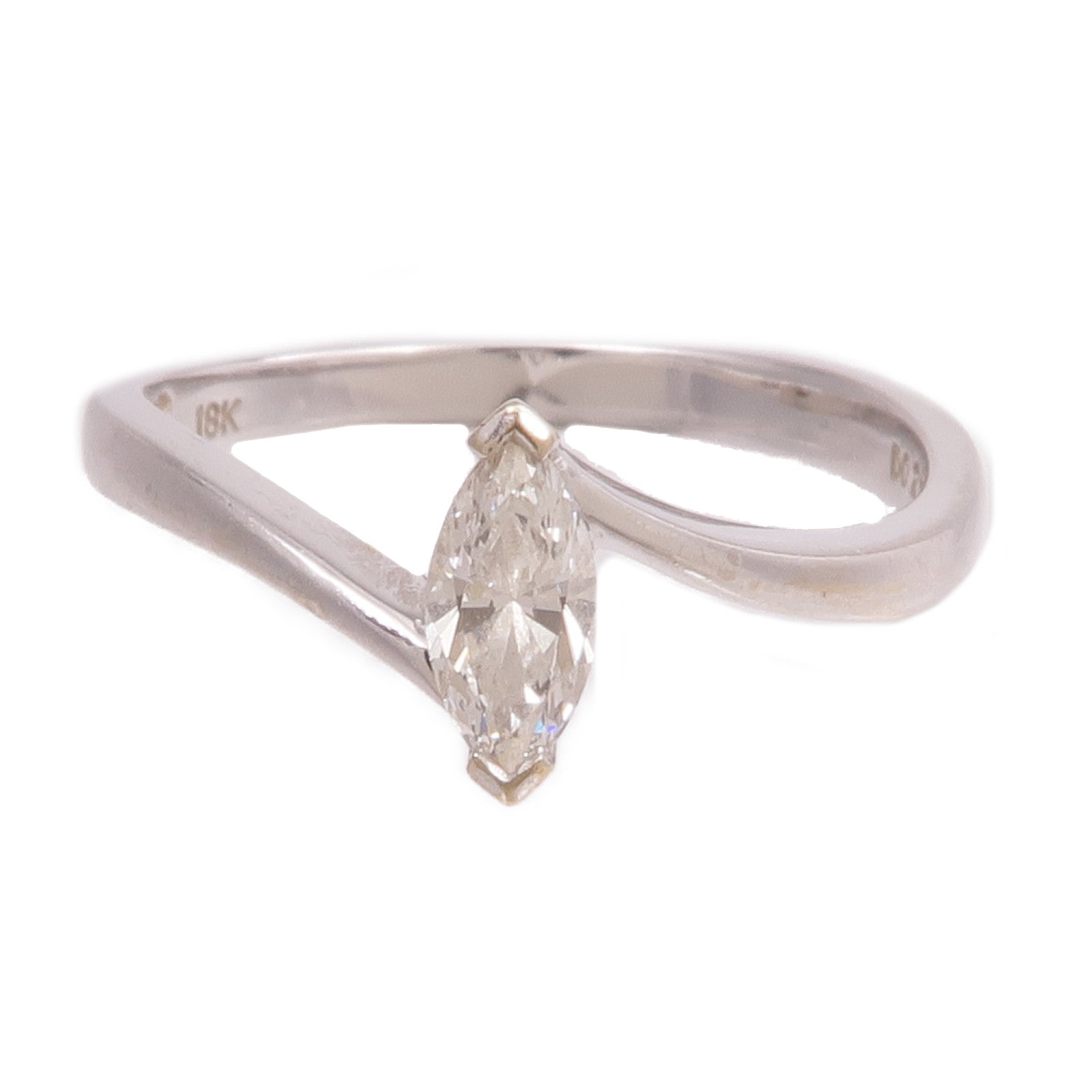 JEWELRY 18K白金Diamond Ring鑽石戒指US#5.75