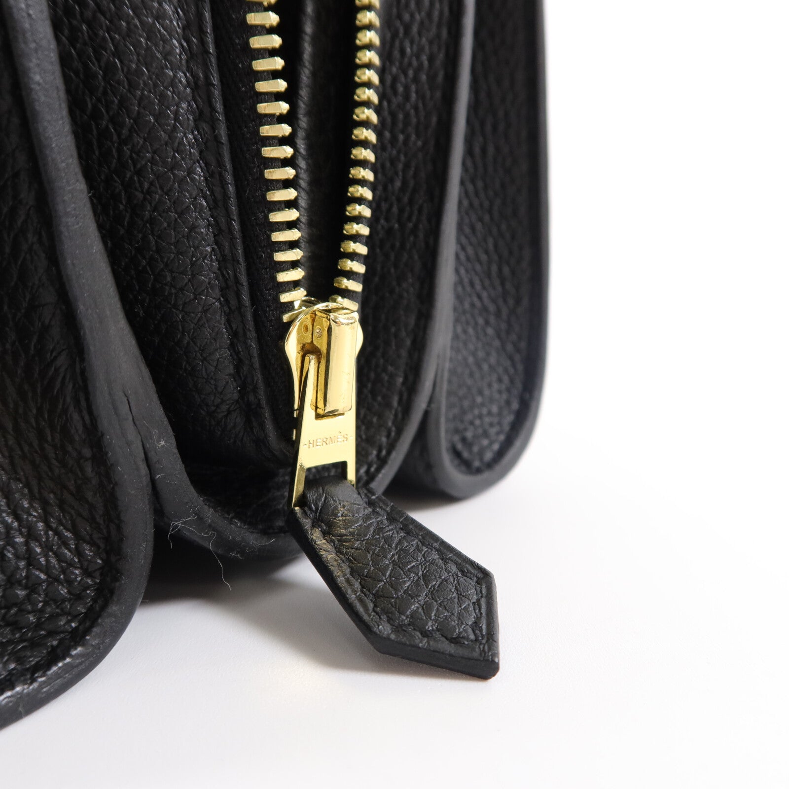 HERMES Togo/Swift皮革Simone手挽袋Noir