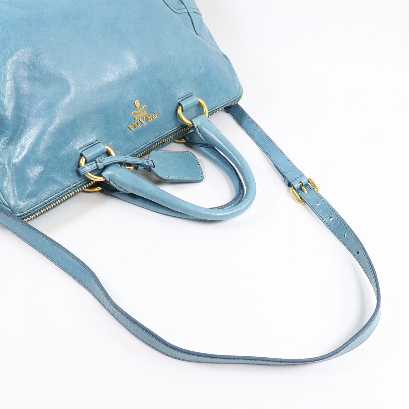 PRADA 牛皮皮革2 Way Shoulder Bag手挽肩背兩用袋