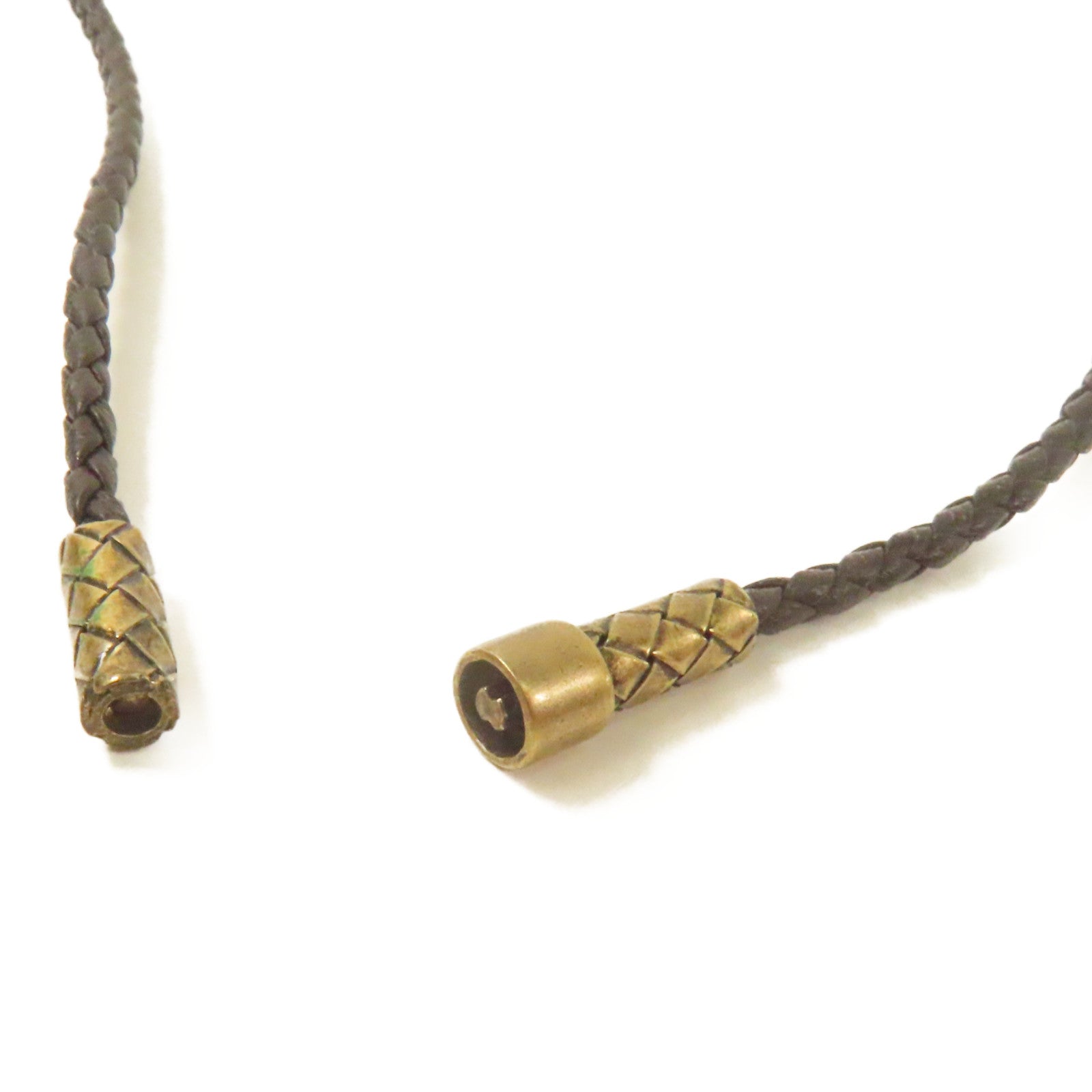 BOTTEGA VENETA 金屬/皮革Necklace項鍊