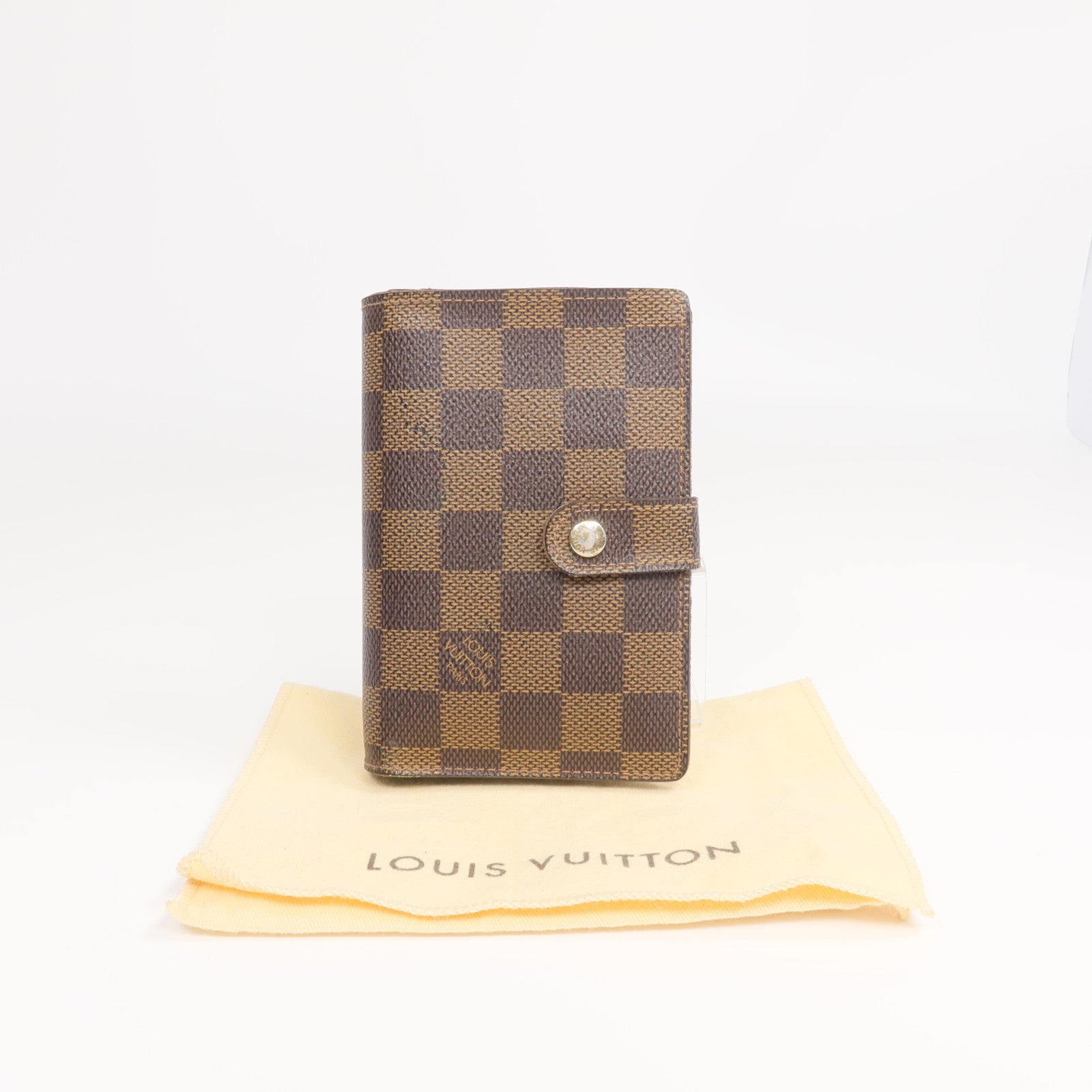 LOUIS VUITTON 【激減優惠】Damier Porte Monnaie Wallet金扣錢包
