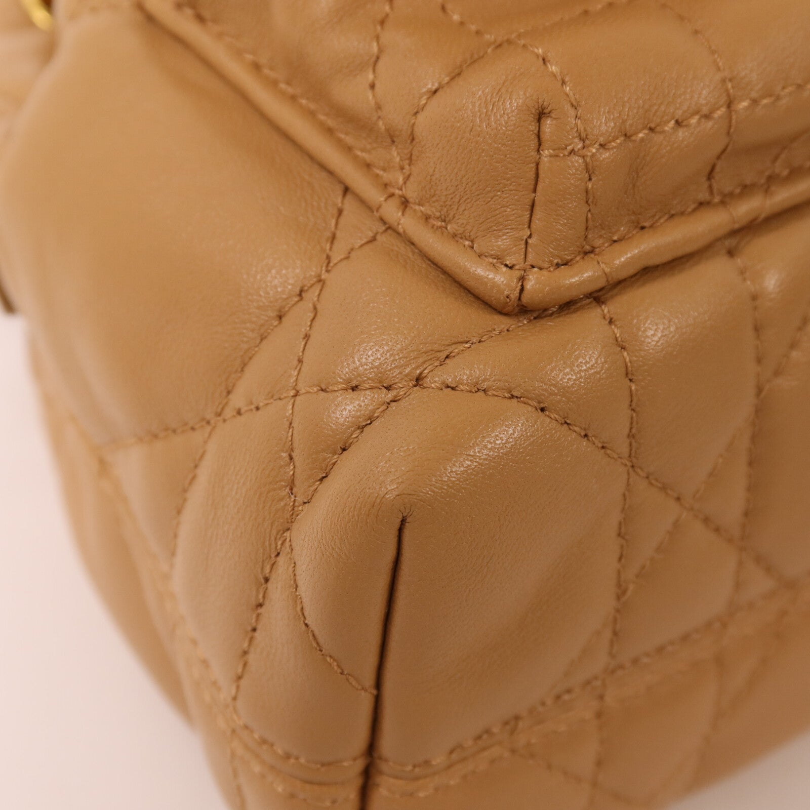 Dior 牛皮皮革Nano Caro Bucket Bag金扣手挽肩背兩用袋