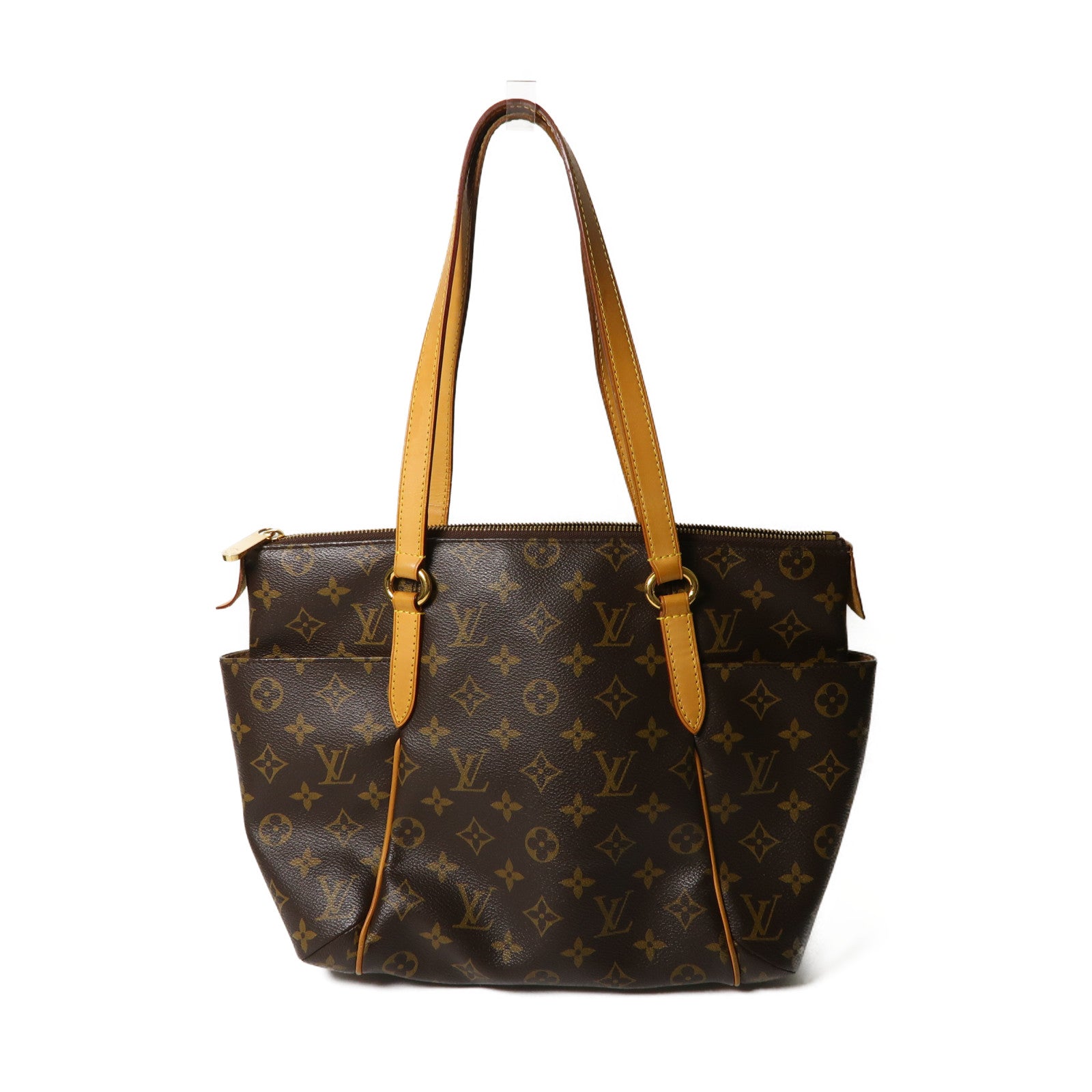 LOUIS VUITTON Monogram Totally MM金扣肩背袋啡色