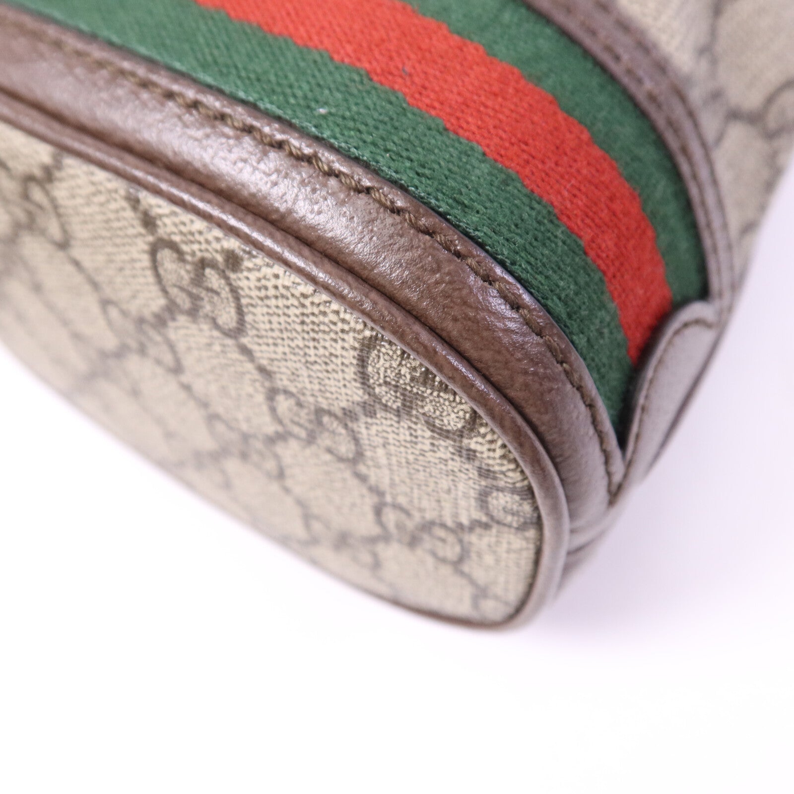 GUCCI 塗層帆布Ophidia GG Mini Bucket金扣肩背袋