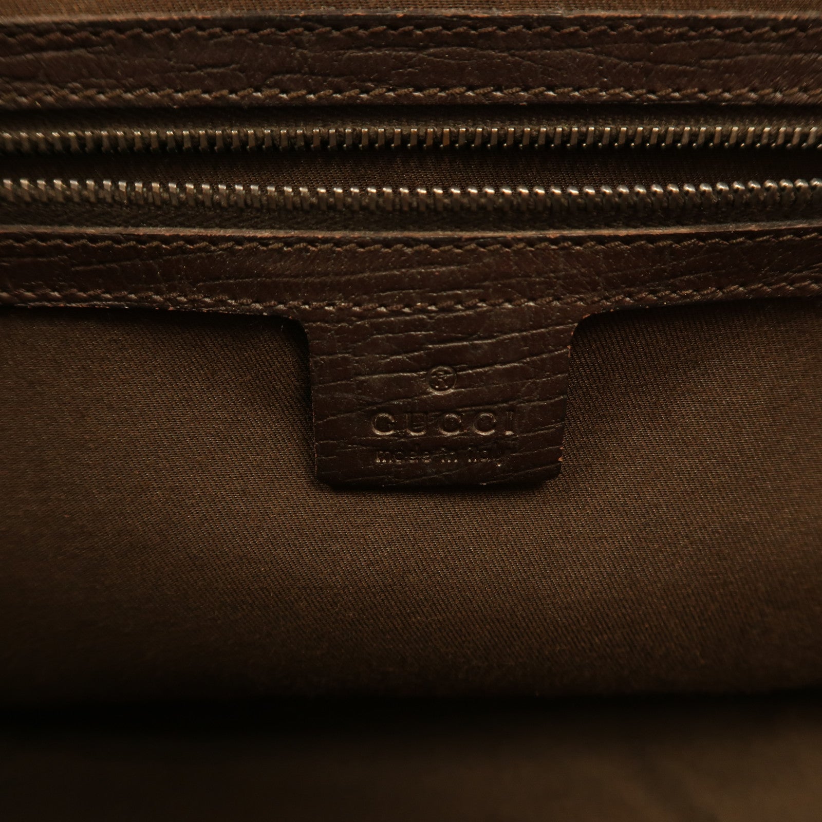 GUCCI 塗層帆布Hand Bag銀扣手挽袋