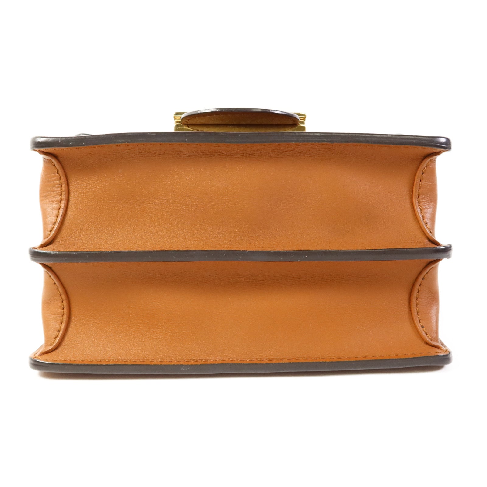 LOUIS VUITTON Monogram Reverse Mini Dauphine金扣肩背袋