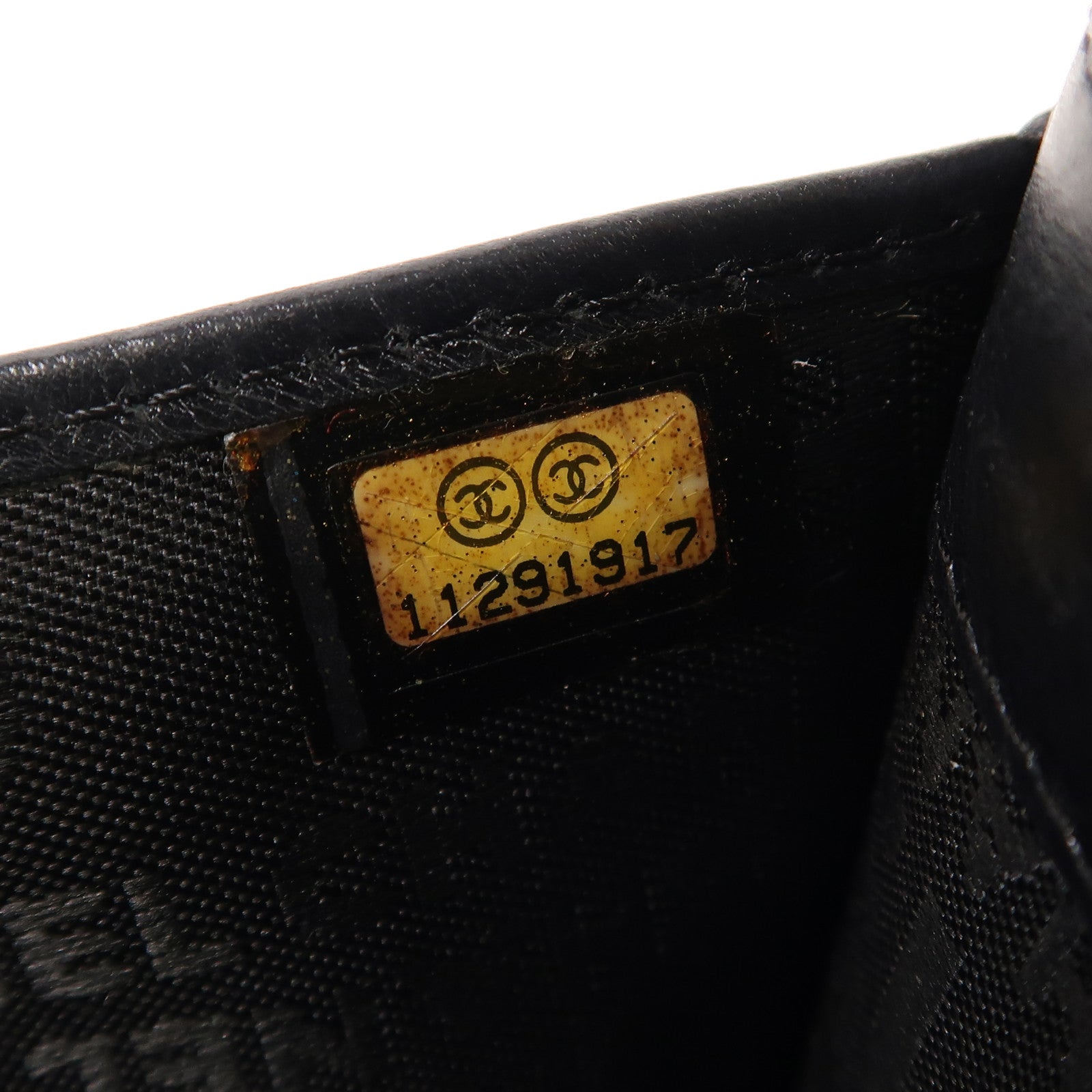 CHANEL CC SHW Wallet Lambskin Leather Black