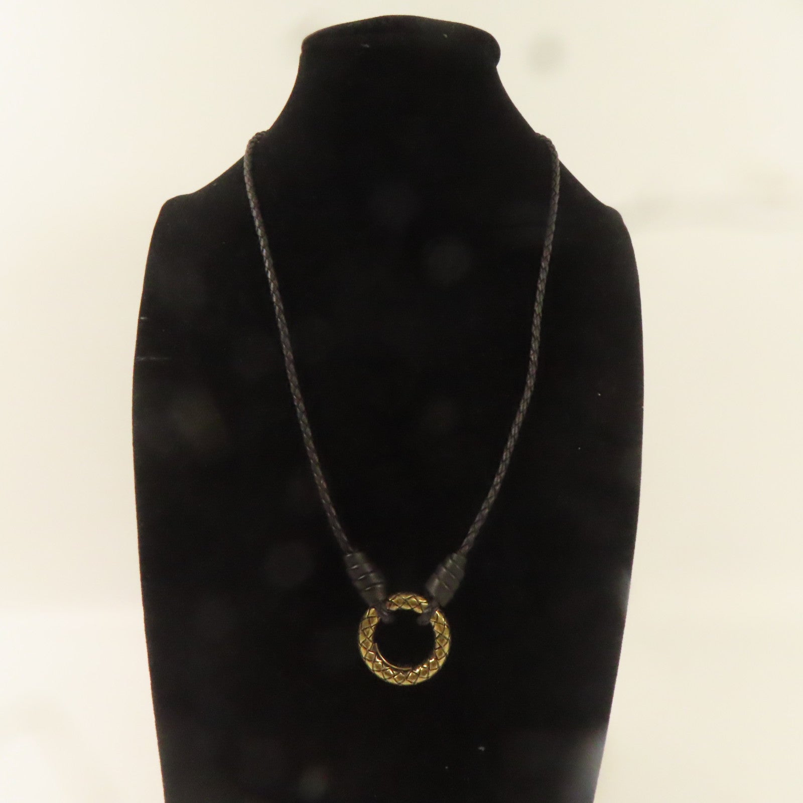 BOTTEGA VENETA 金屬/皮革Necklace項鍊