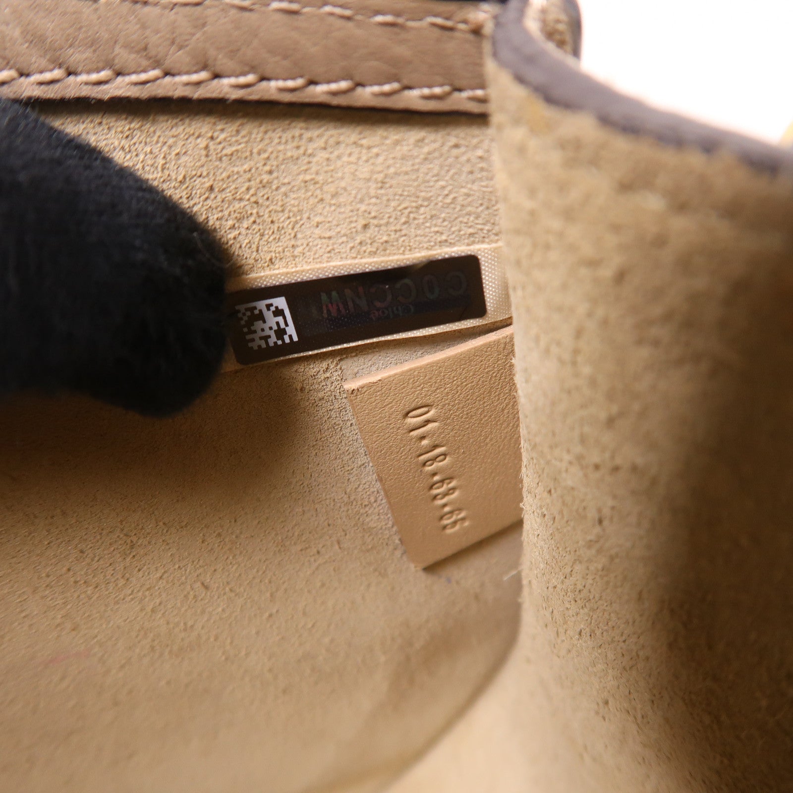 Chloe 牛皮皮革Nile Bag金扣肩背袋