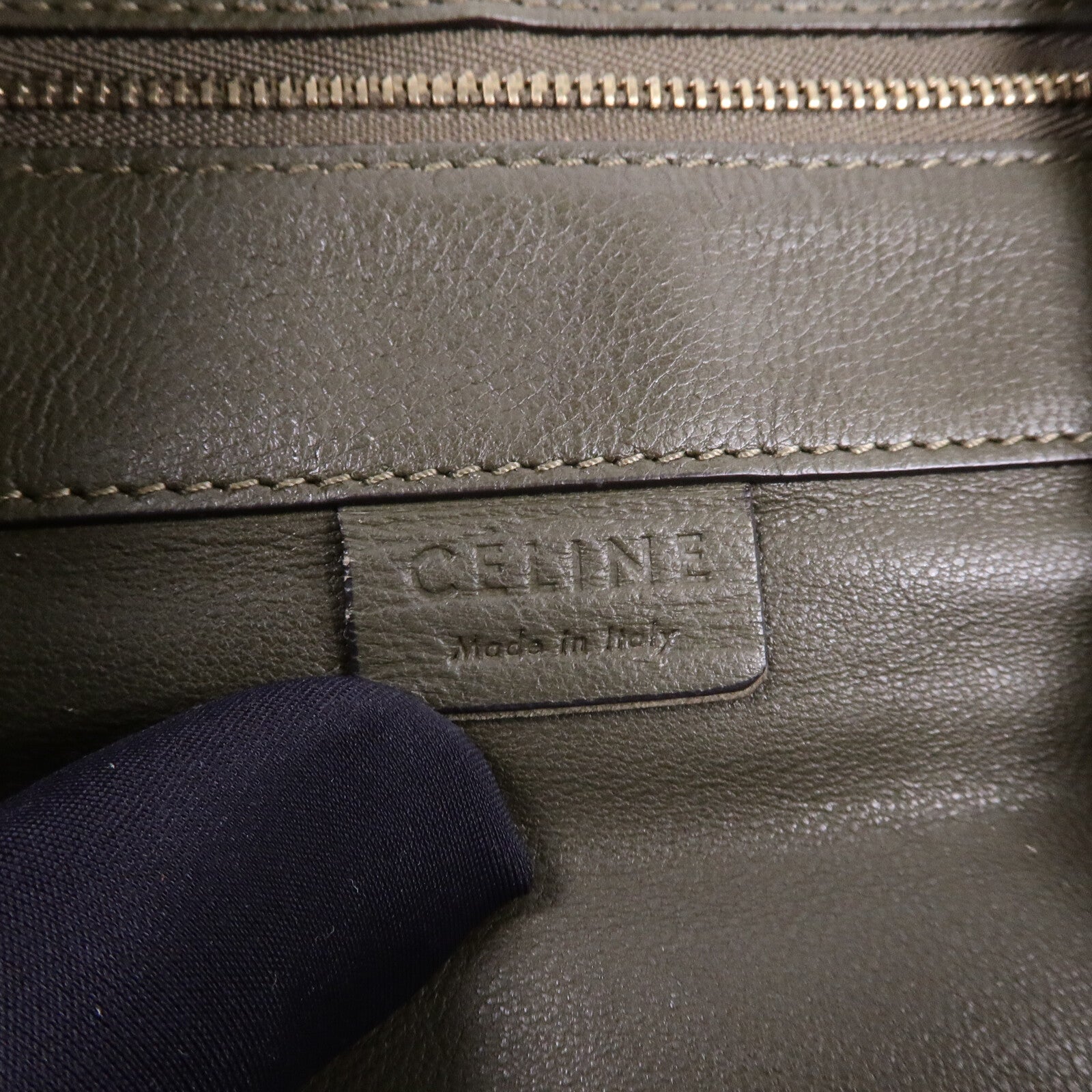 CELINE 牛皮皮革Cabas Tote手挽袋